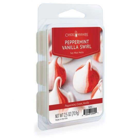 CANDLE WARMERS® Duftwachs PEPPERMINT VANILLA SWIRL 70 g