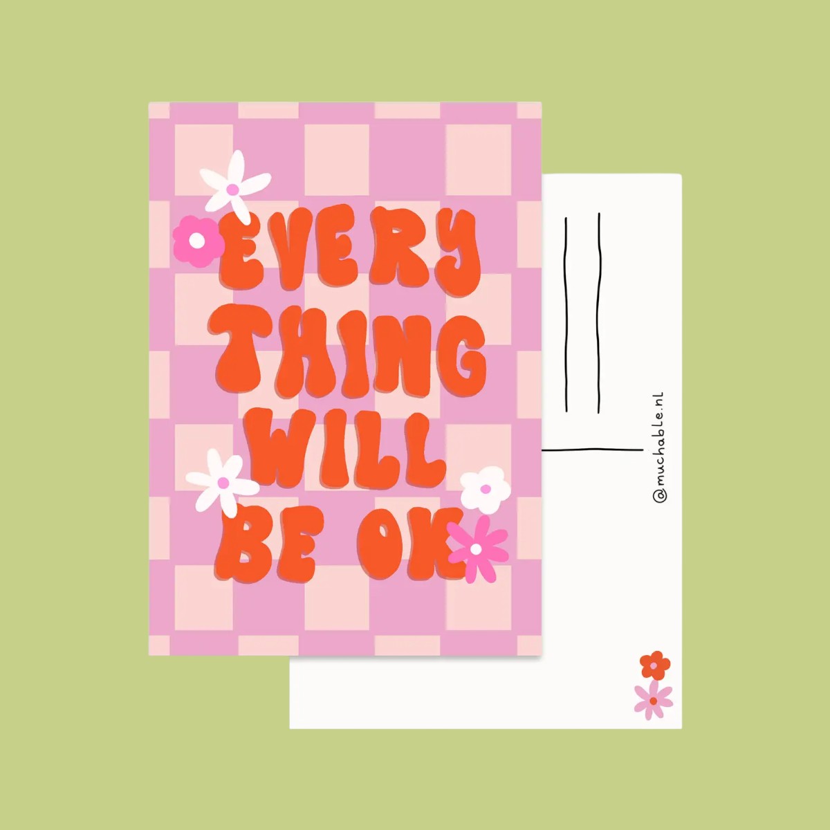Postkarte - Everything will be ok