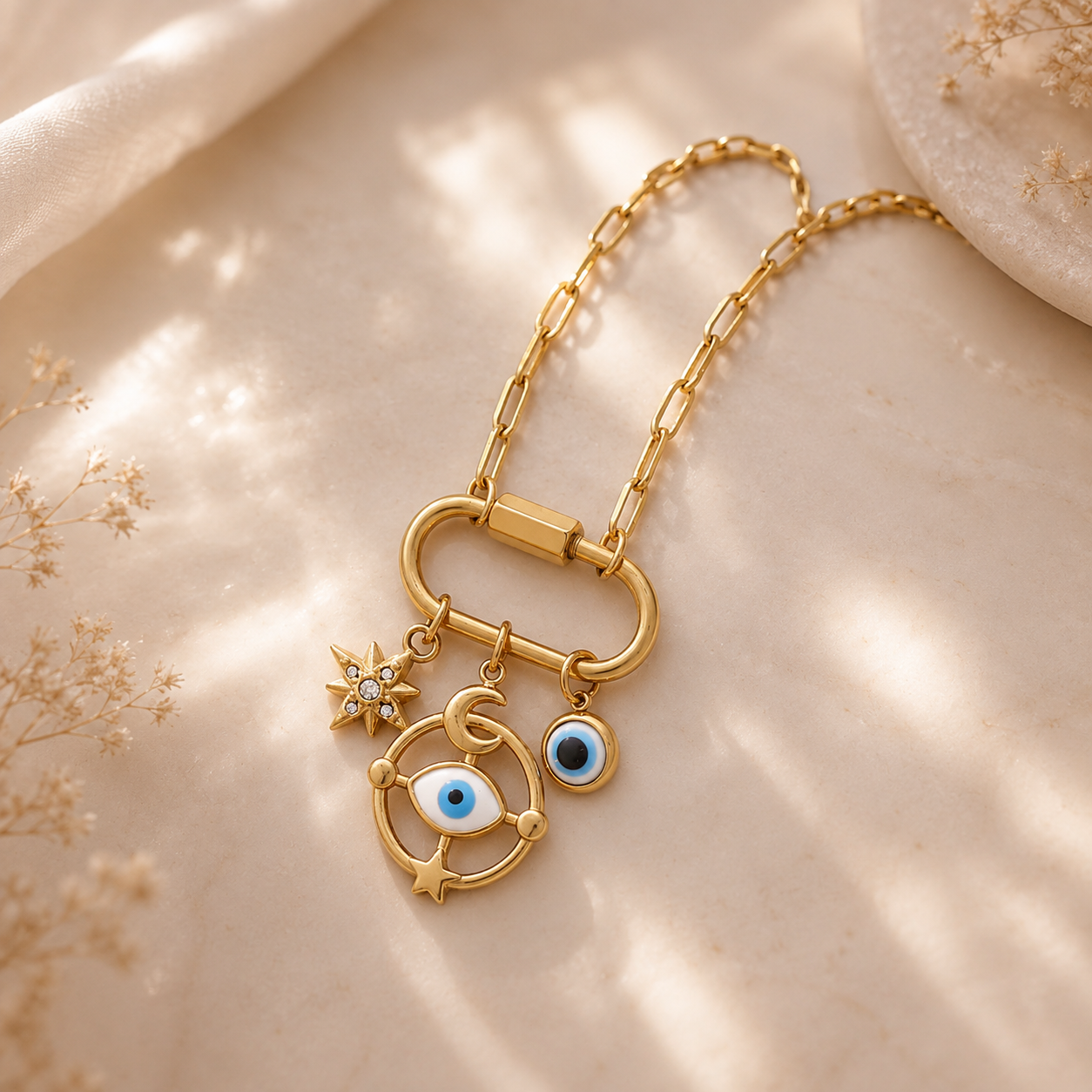 Evil Eye Charm Kette
