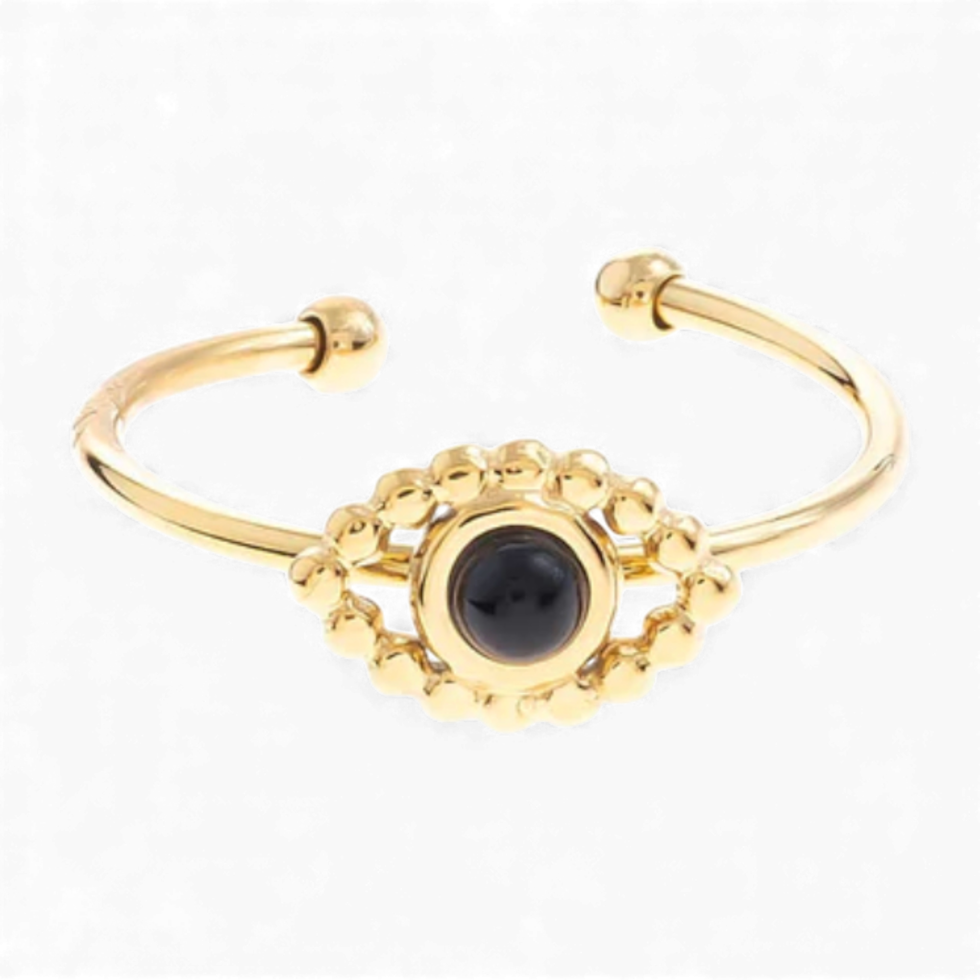 Evil Eye Ring - Onyx