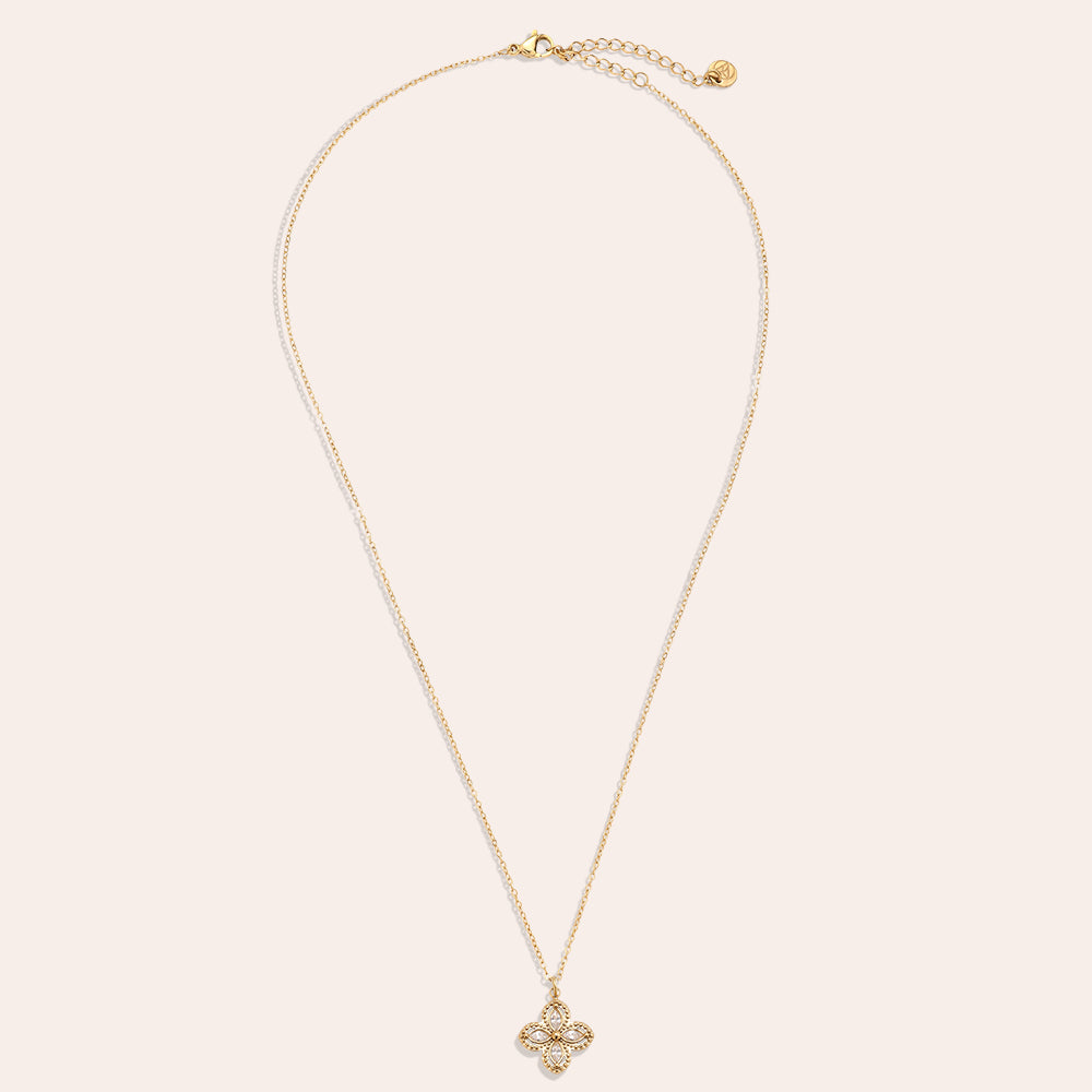 Fancy Diamond Flower Kette