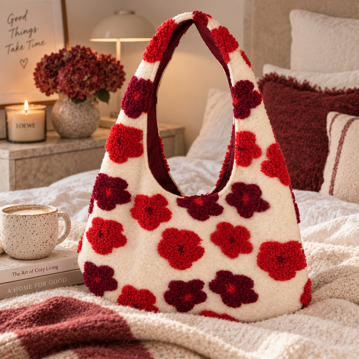 Floral Teddy Bag