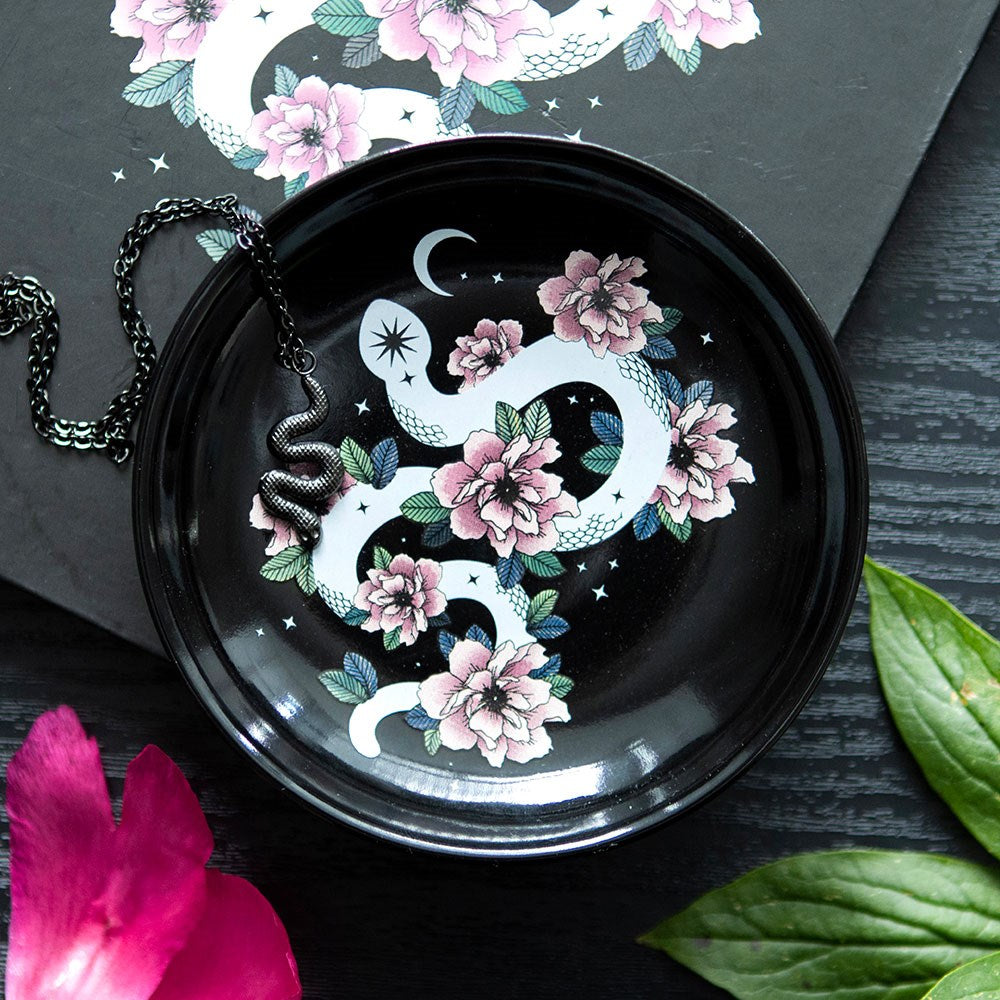 Flower Snake Deko Teller