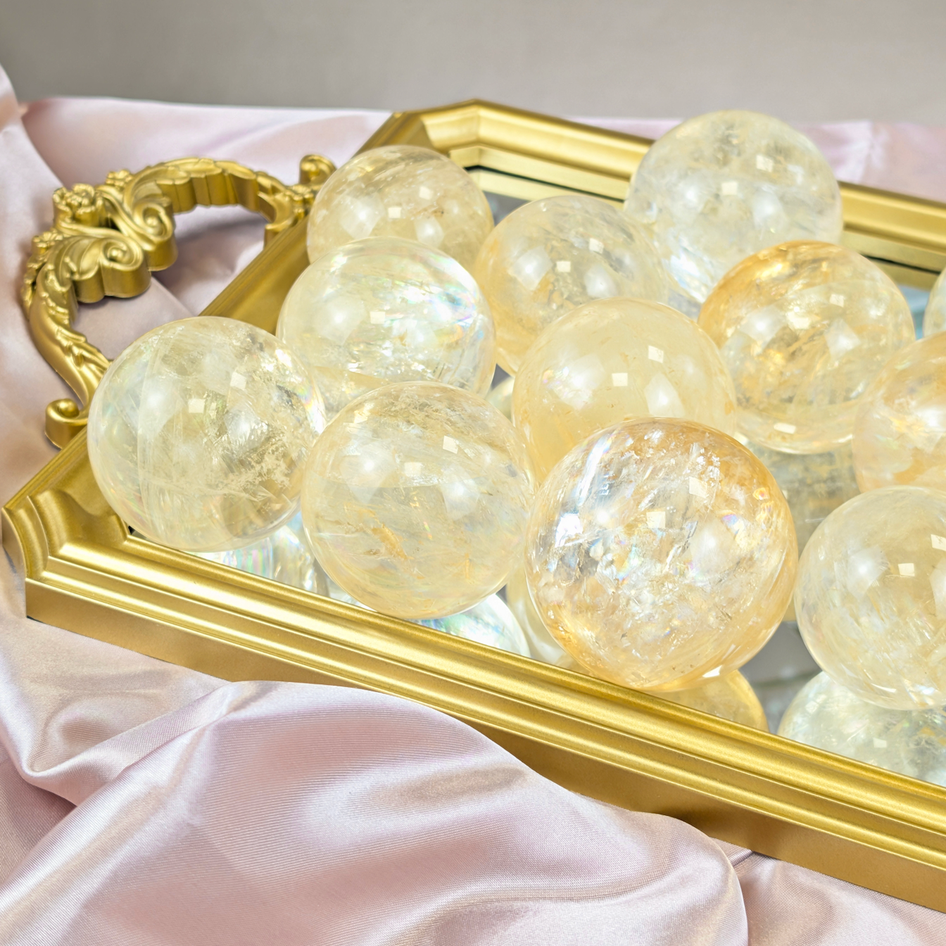 Rainbow Calcit Kugel