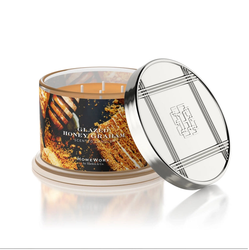 Glazed Honey Graham – 4-Docht Duftkerze | Goldener Honig, Karamell & Graham-Cracker | 510 g
