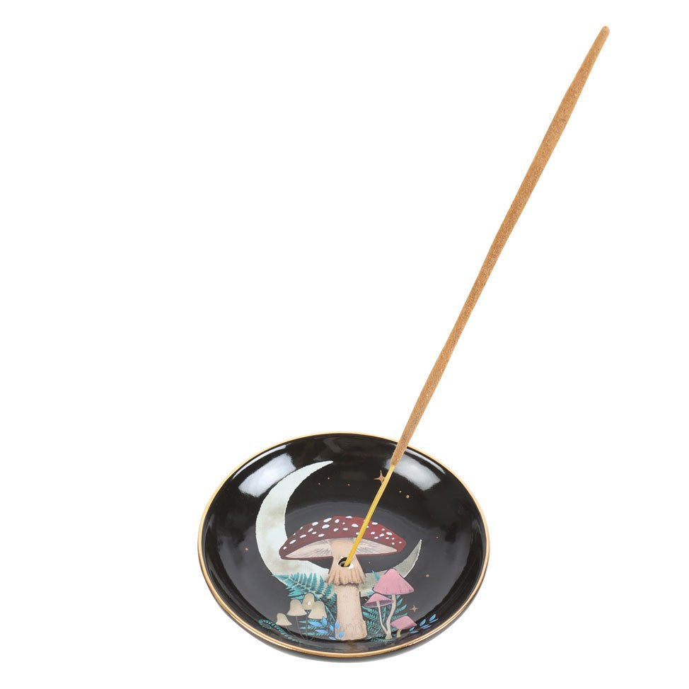 Keramik-Räucherstäbchenhalter „Fliegenpilz“