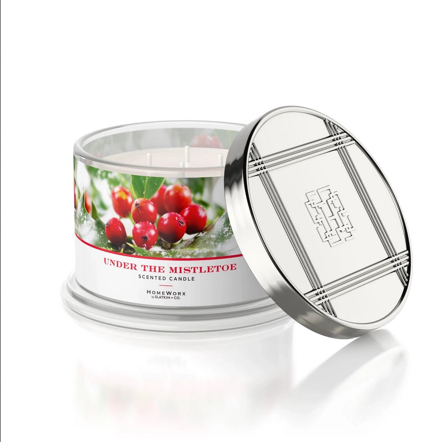 Under the Mistletoe – 4-Docht Duftkerze | Frische Mistel & Wintergewürze | 510 g