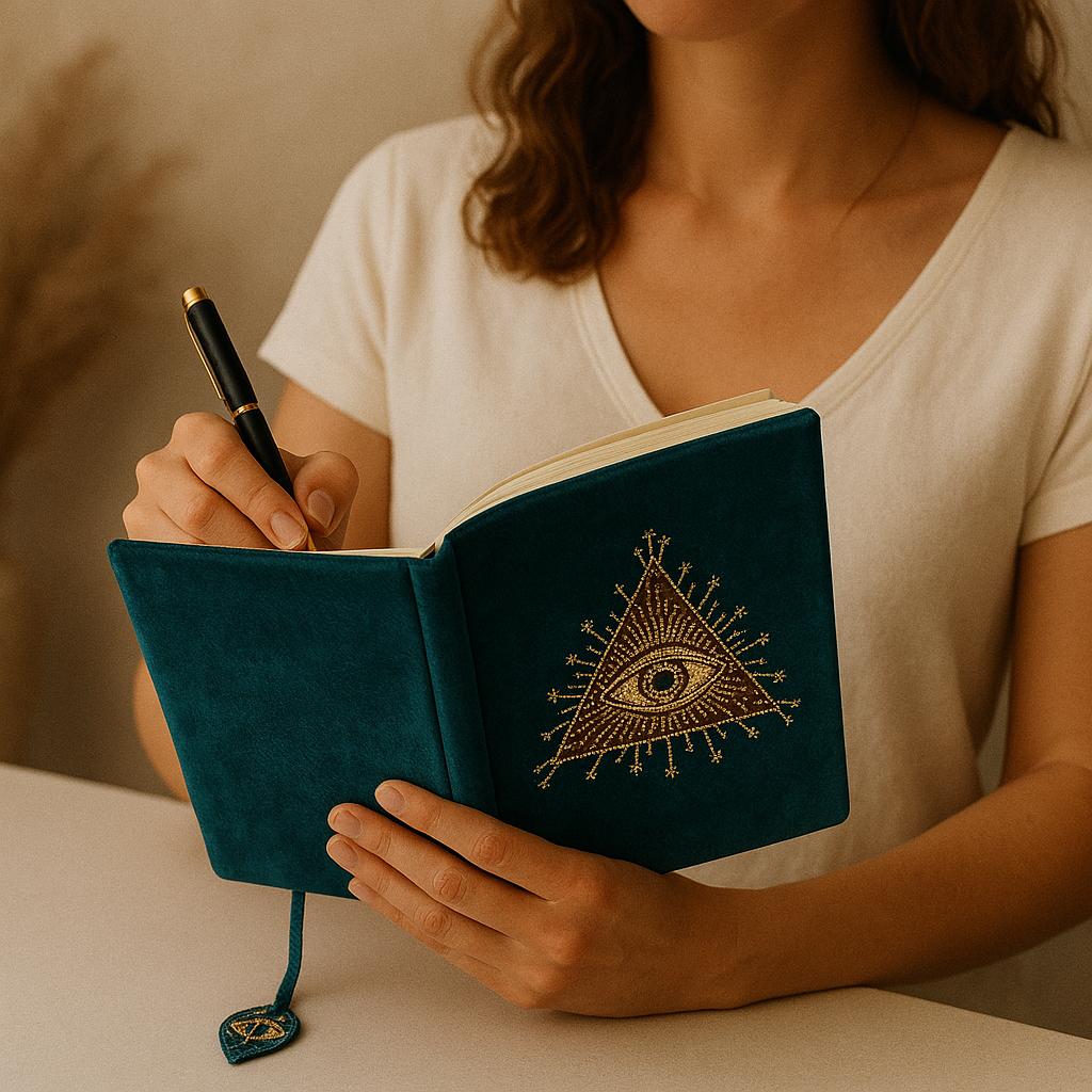 Illuminati Auge Notizbuch