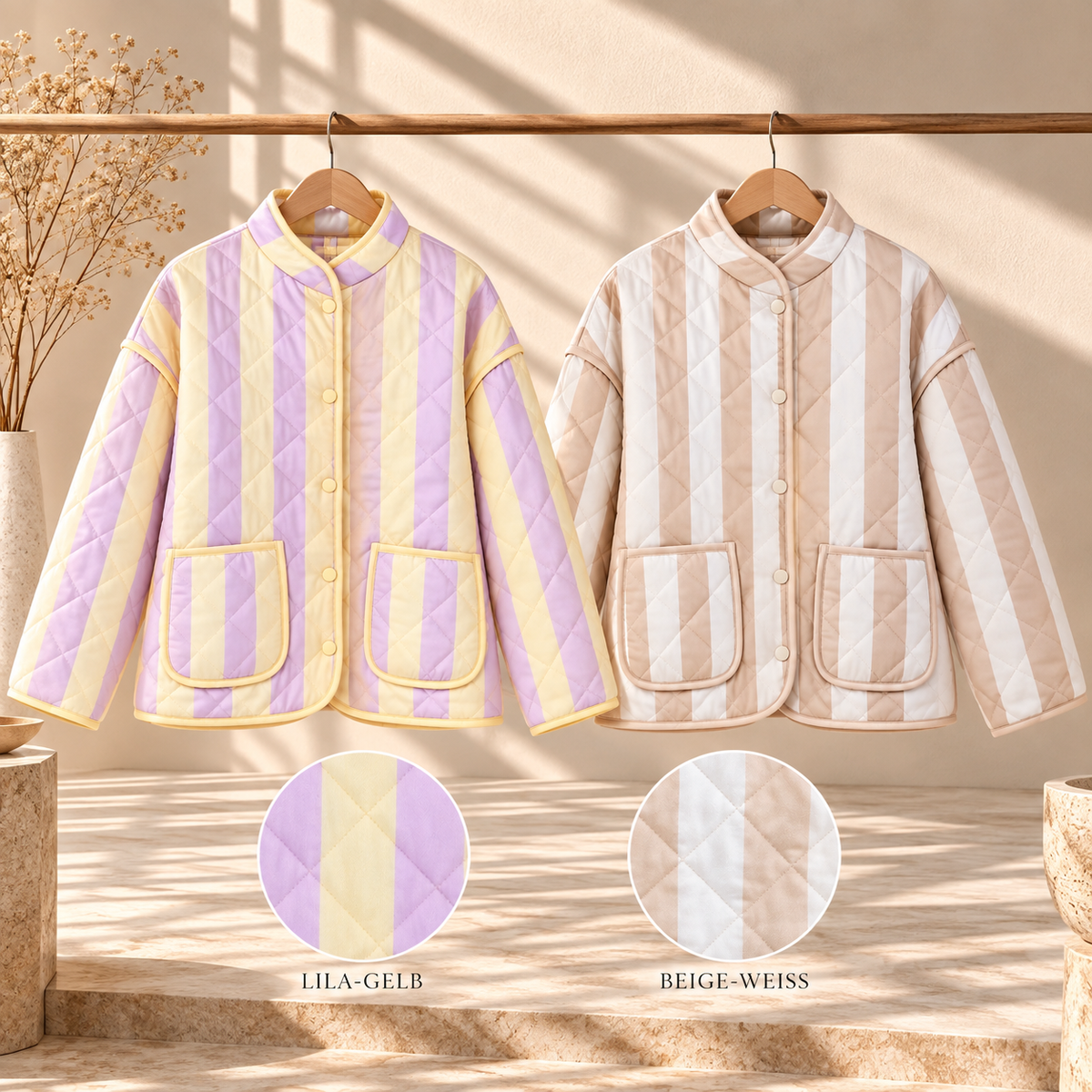 Pastell Stripe Jacke