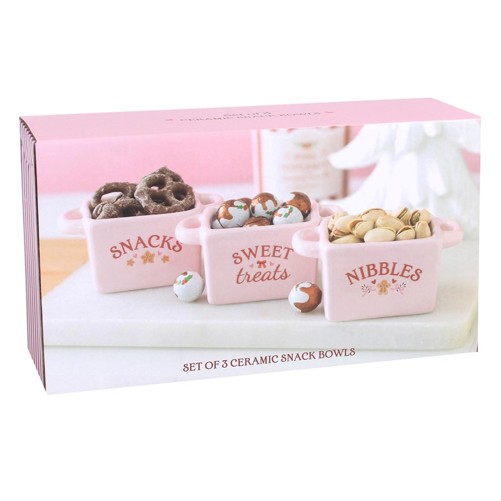 3er-Set Snackschalen „Sugarplum Bakery“