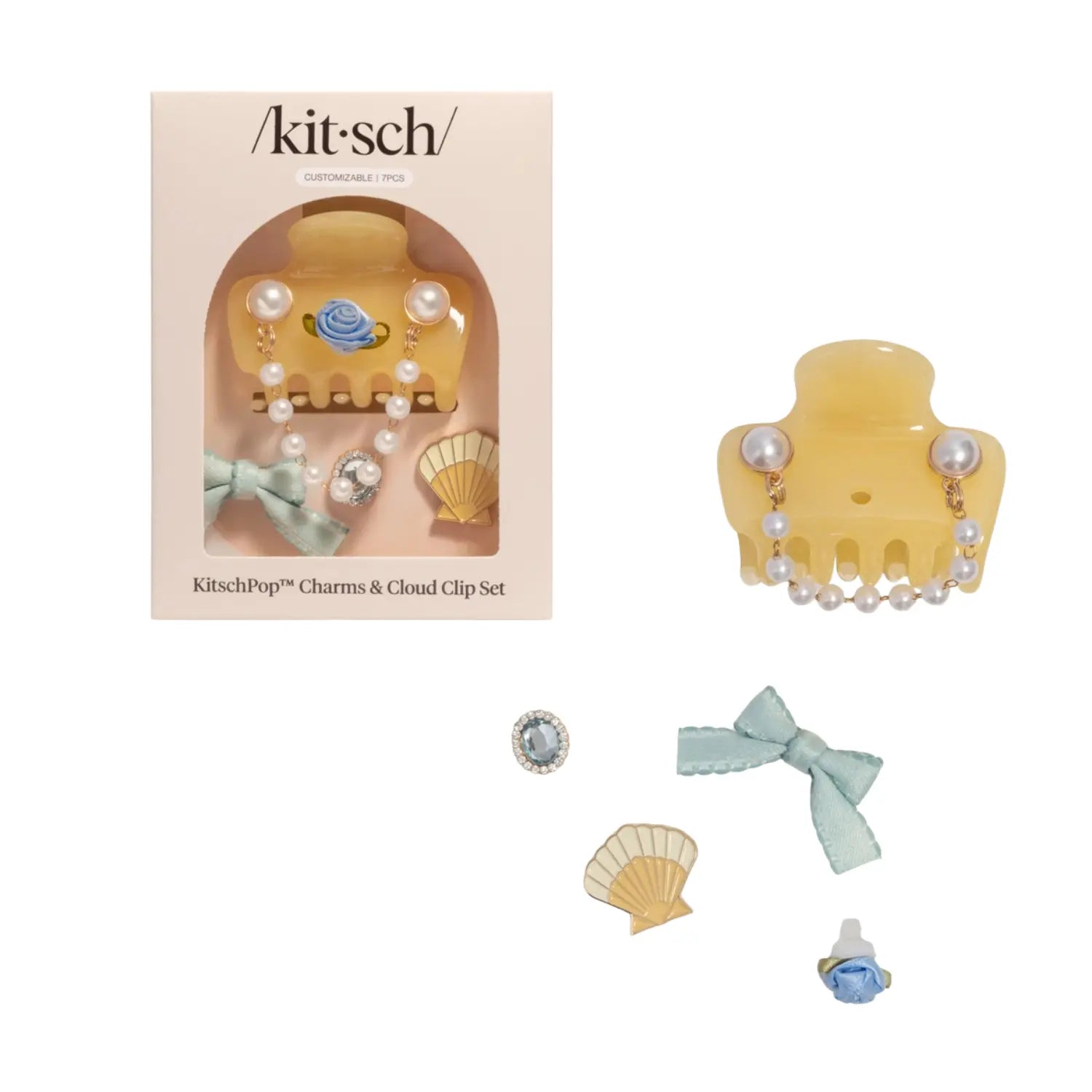 Kitsch Pop Cloud Clip Haarspange & Charms – butteryellow Coastal Cottage