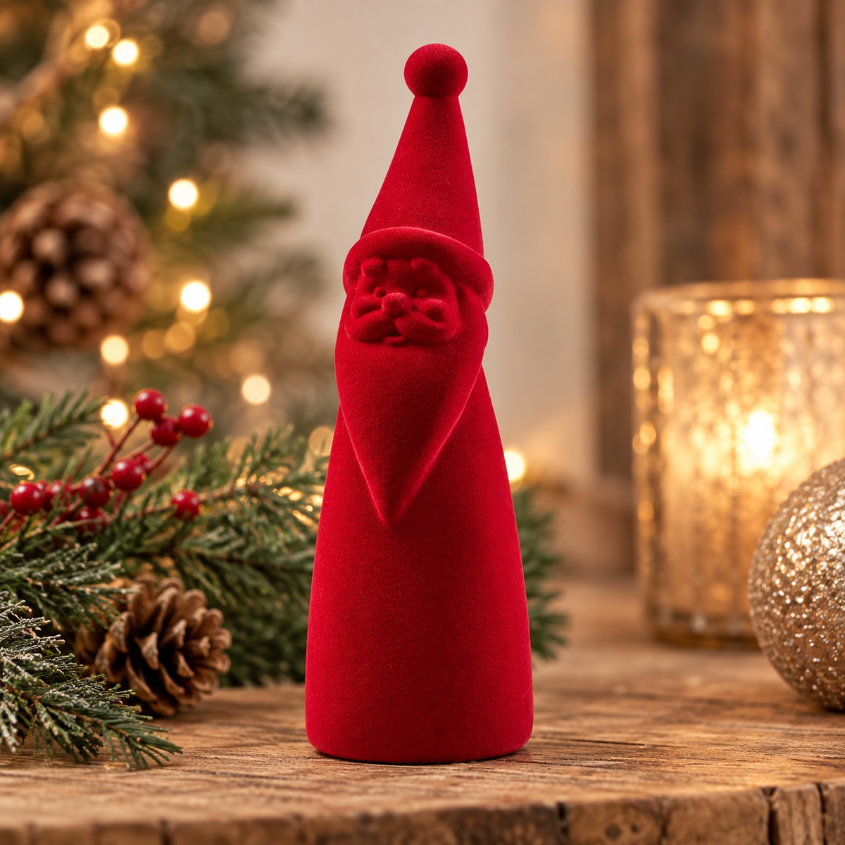 Kunststoff Santa – Rot