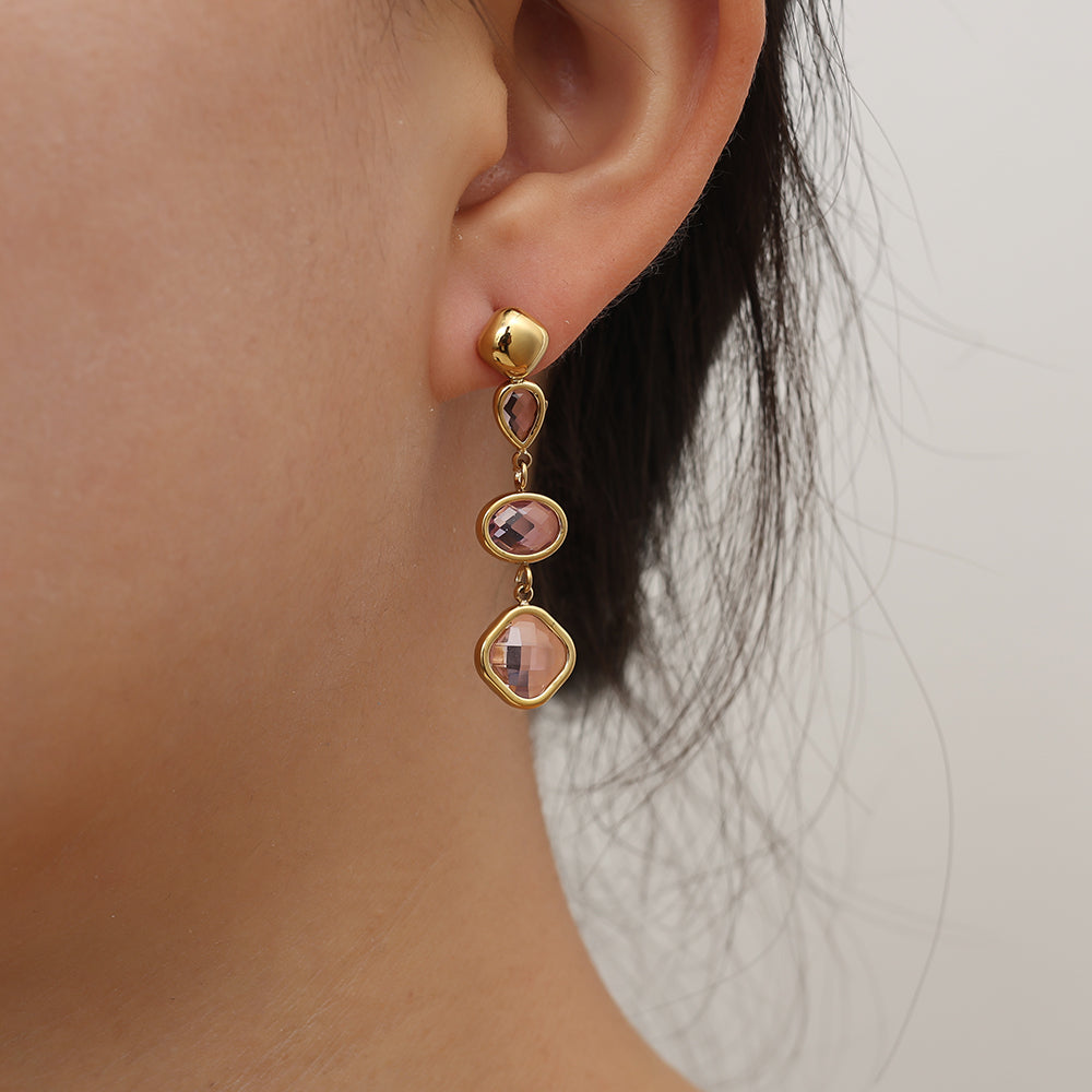 Lavender Diamond Ohrringe