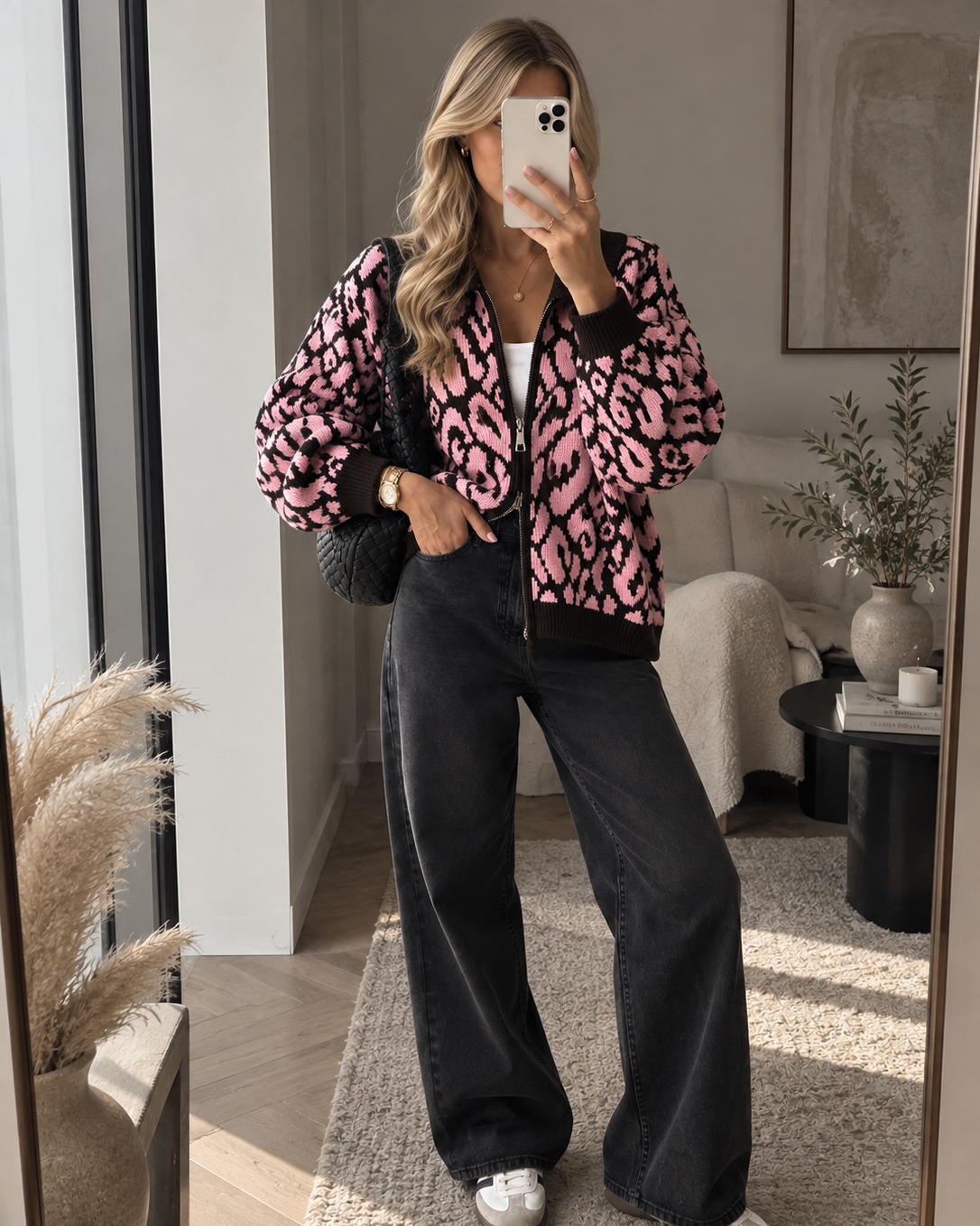 Leo Zipper Cardigan – Candy Colors