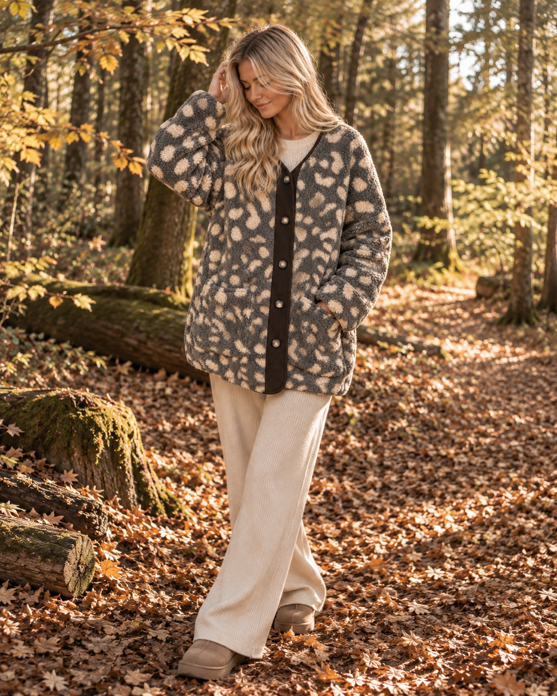 Leo Teddy Jacke - Cozy & Wild