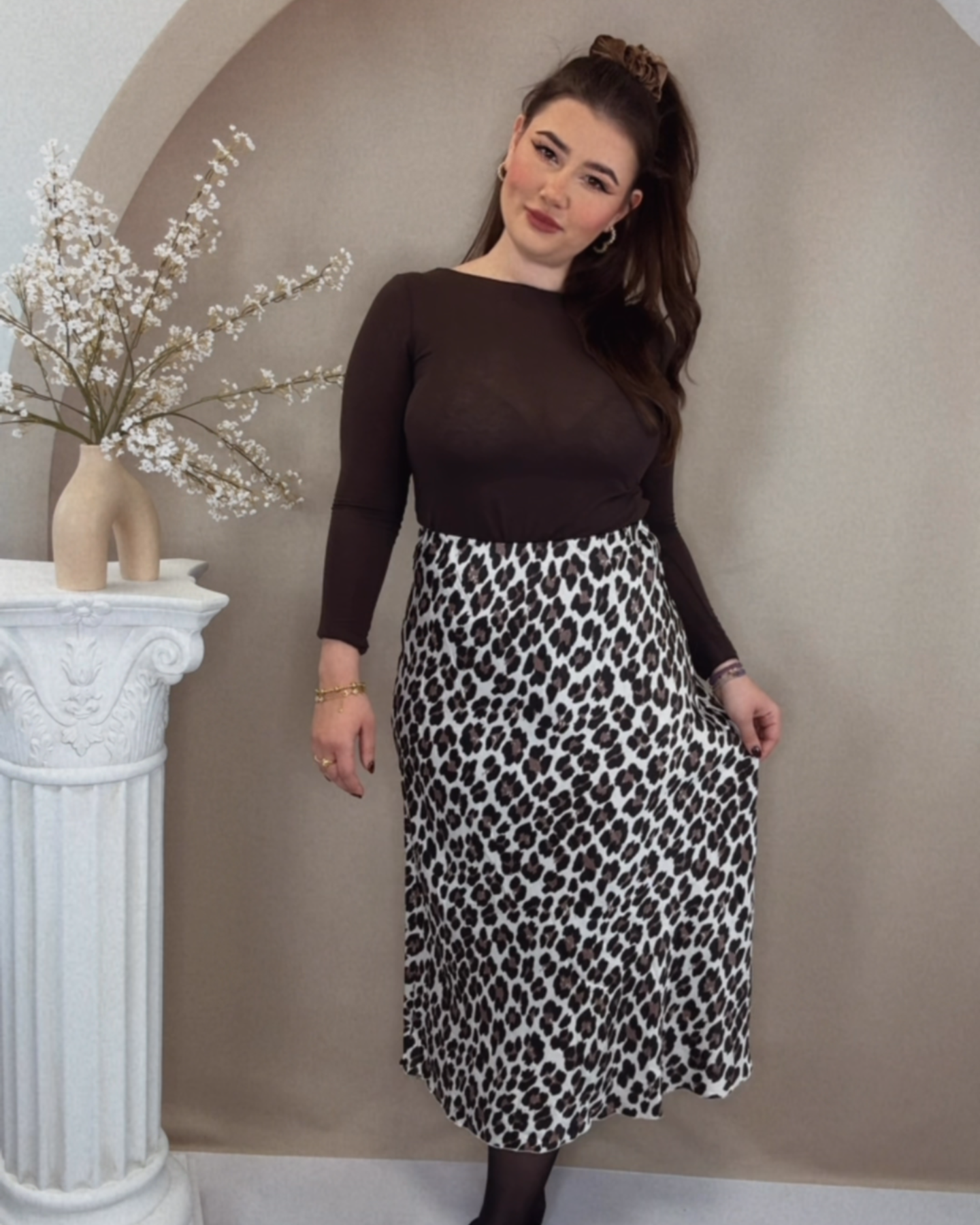 Leo Silk Midi Rock