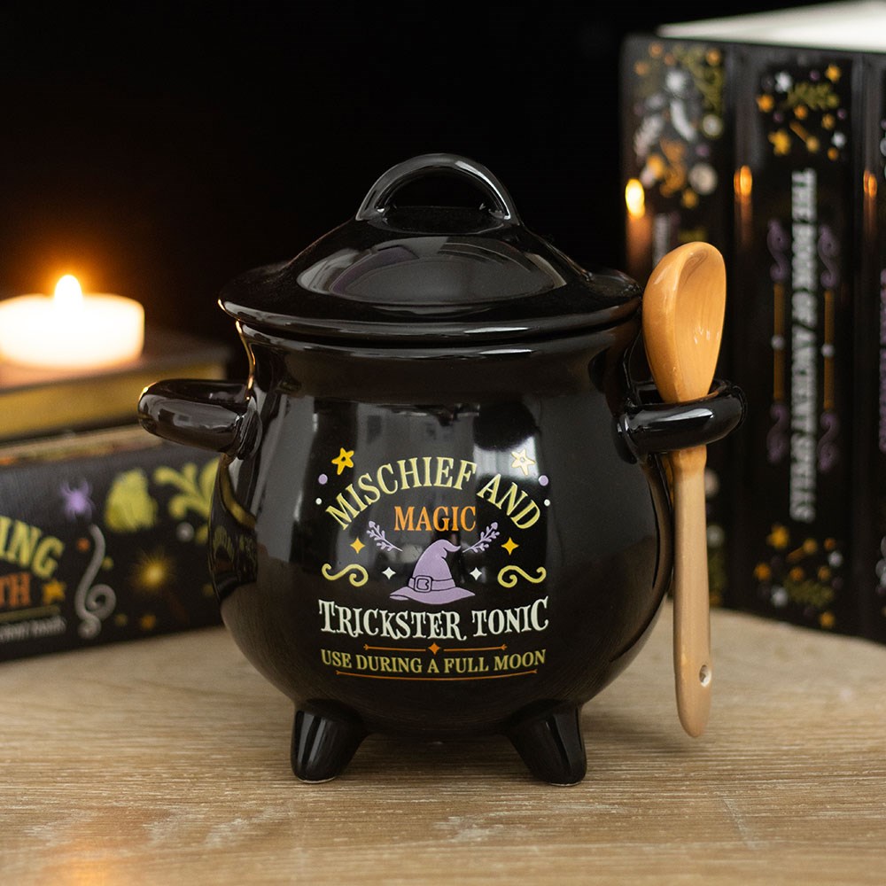 Suppenschüssel „Mischief and Magic Cauldron“ mit Löffel