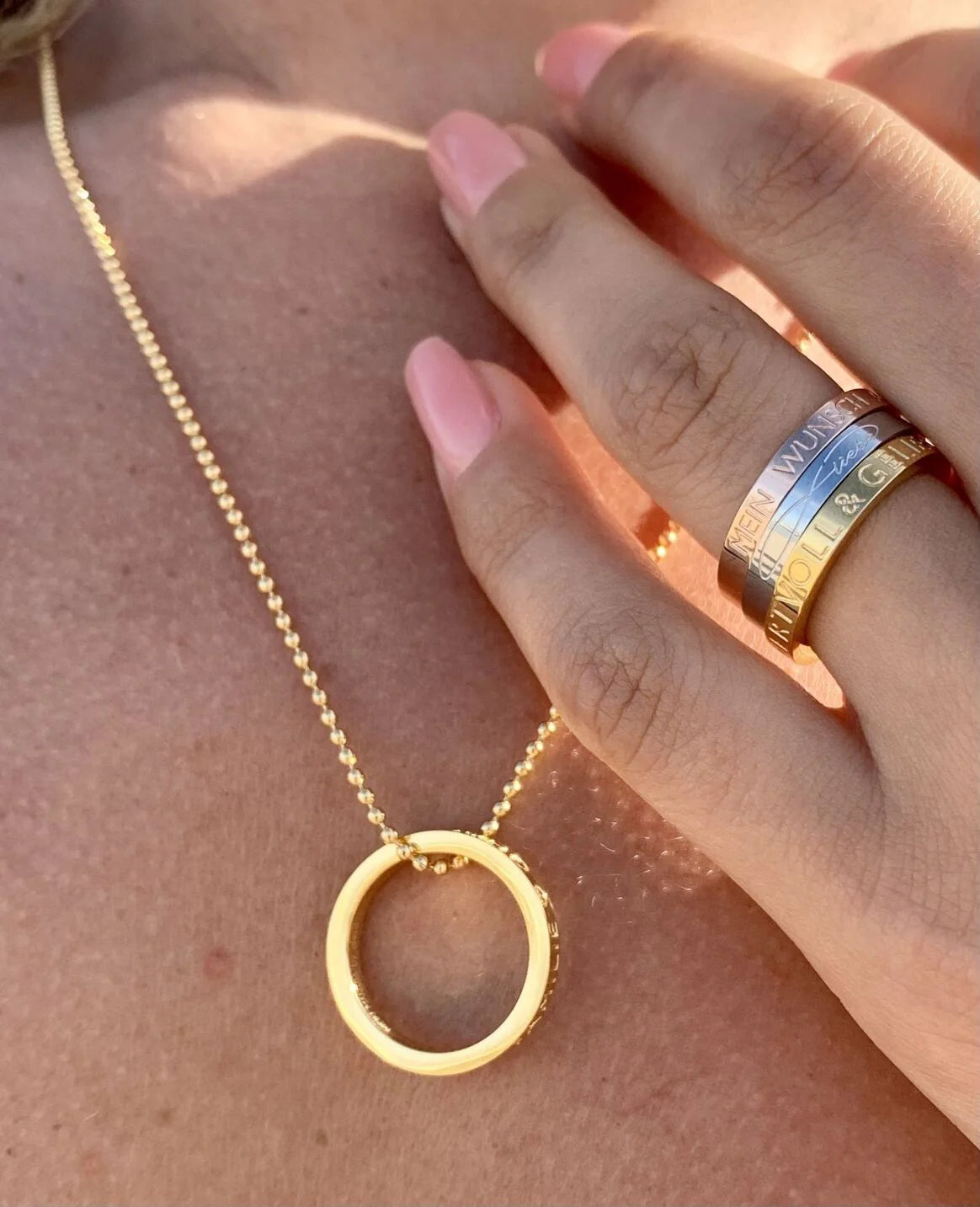 Mantra-Ring | Gravur: GLÜCKSKIND