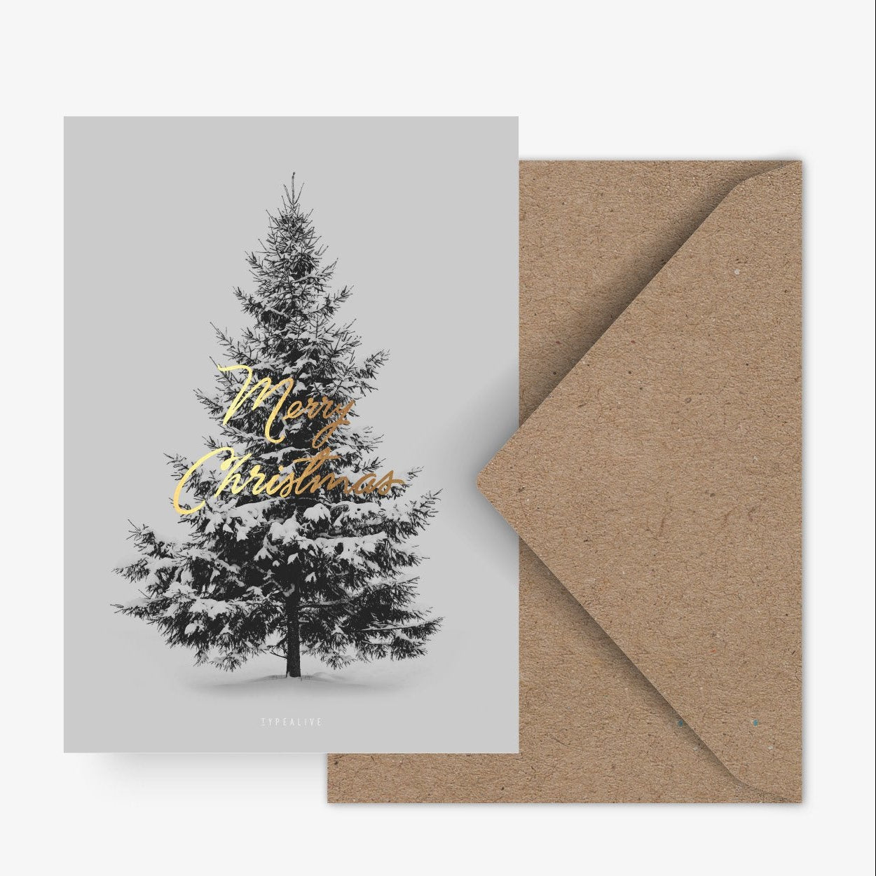 Postkarte - Merry Christmas