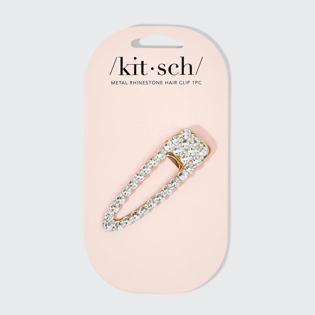 Kitsch Golden Sparkle – Große Haarspange mit Strasssteinen