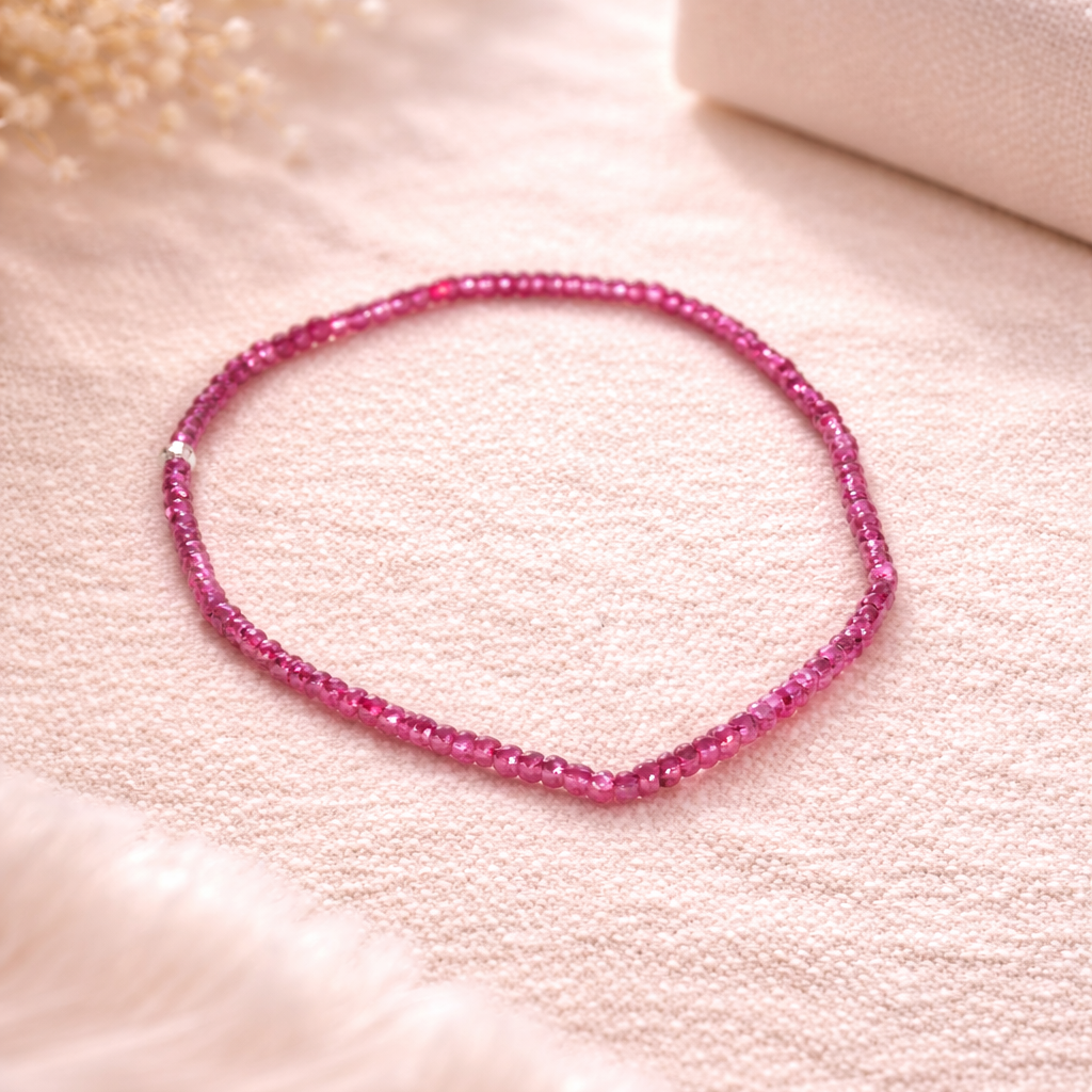 Pinker Turmalin Armband