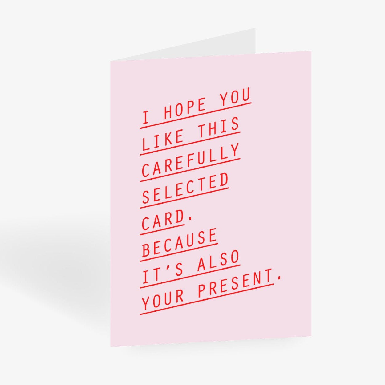 Postkarte - This Card is a Present