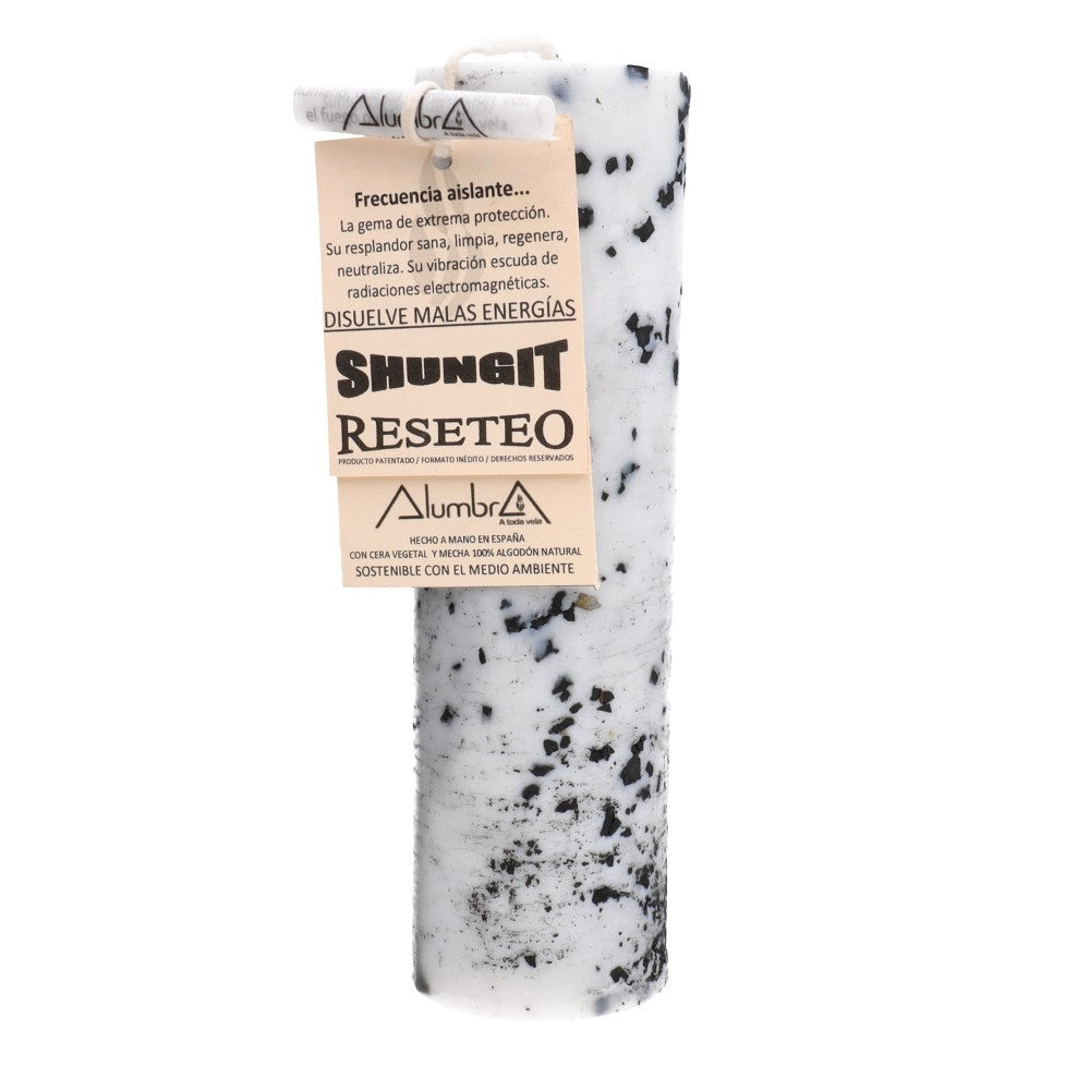 Ritualkerze - Schungit | Schutz & Energetische Klärung