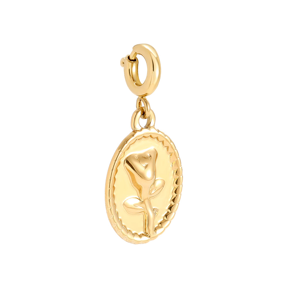 Rose Frame Charm