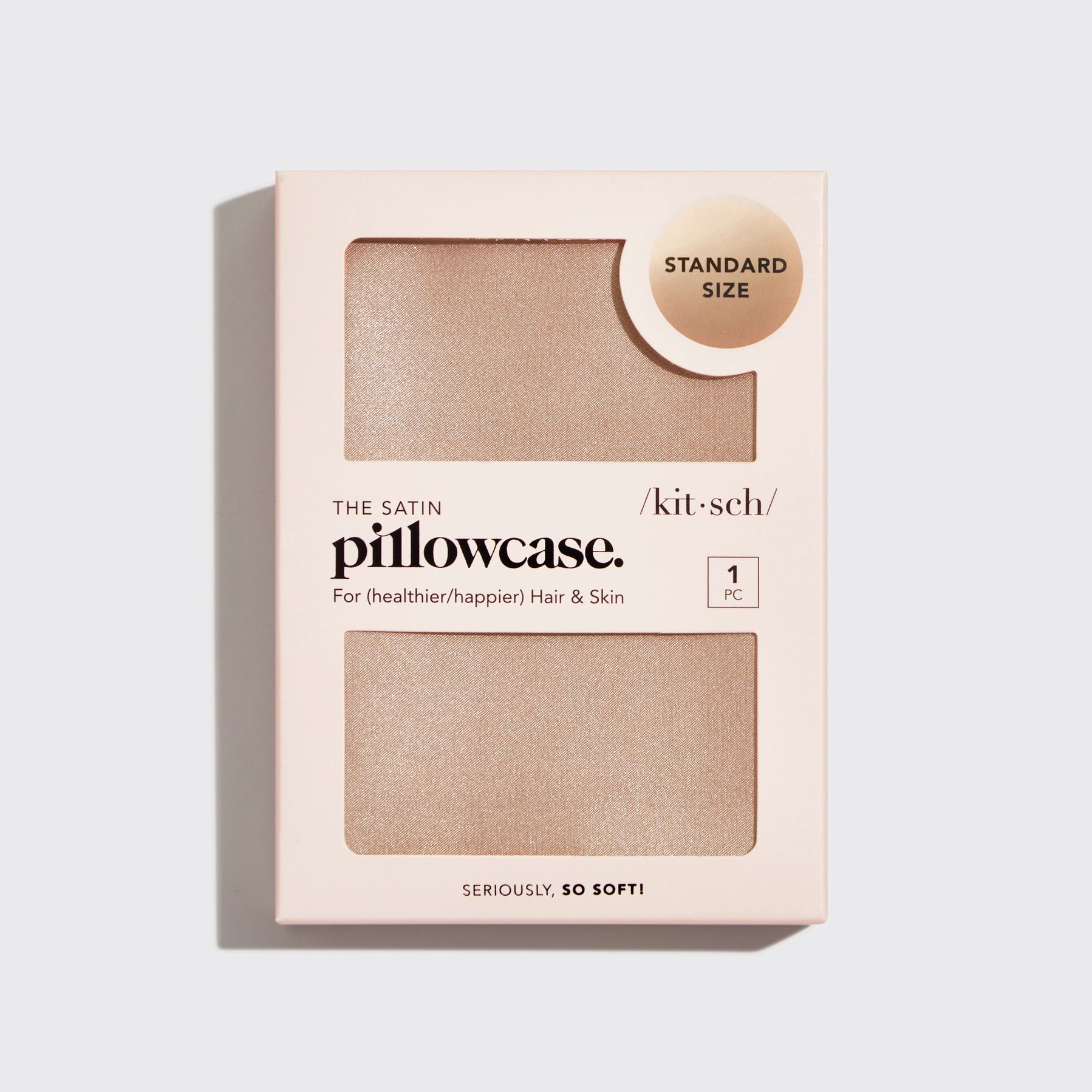 Satin Kissenbezug - Champagne