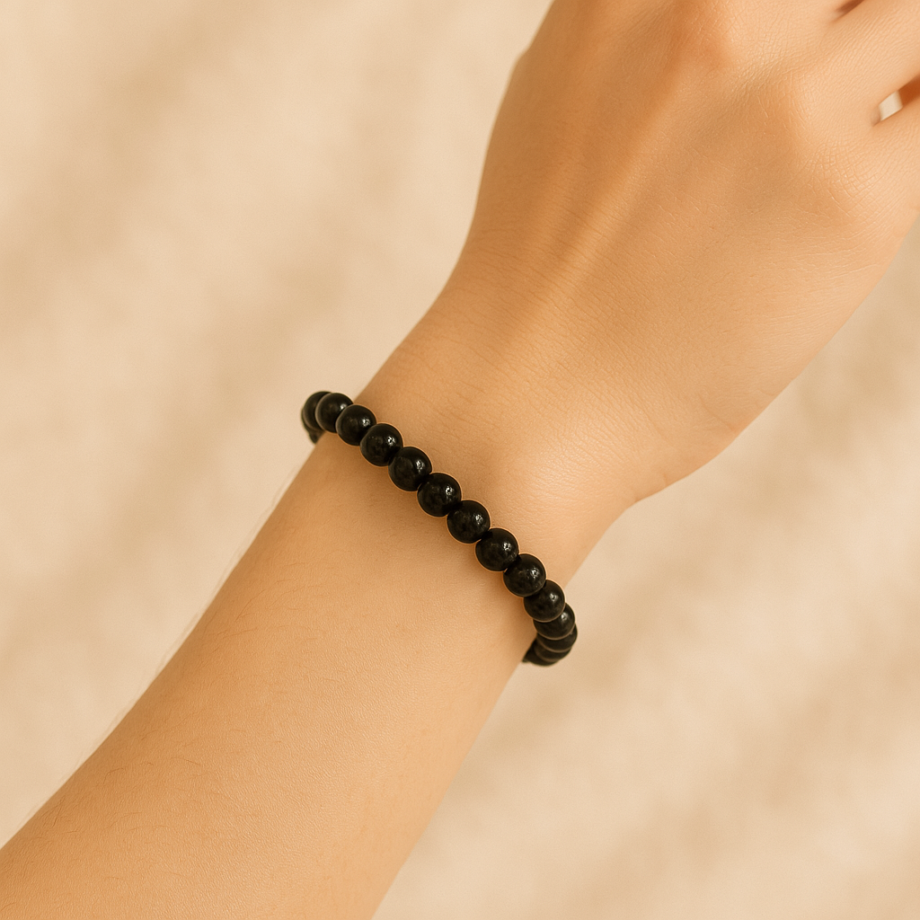 Schwarzer Turmalin Armband