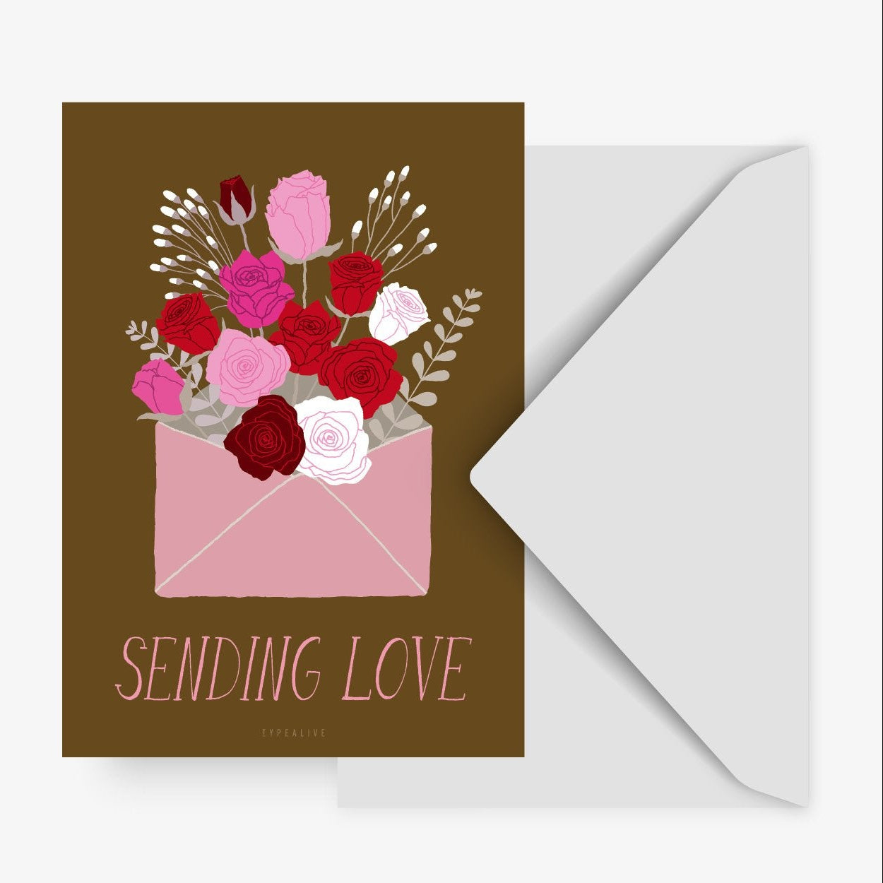 Postkarte - Sending Love