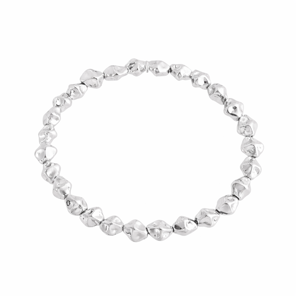 Silber Nugget Armband