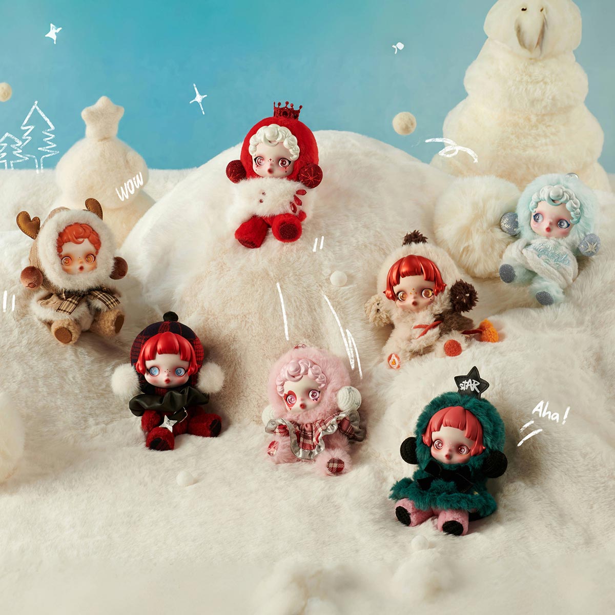 Skullpanda Winter Symphony Plush