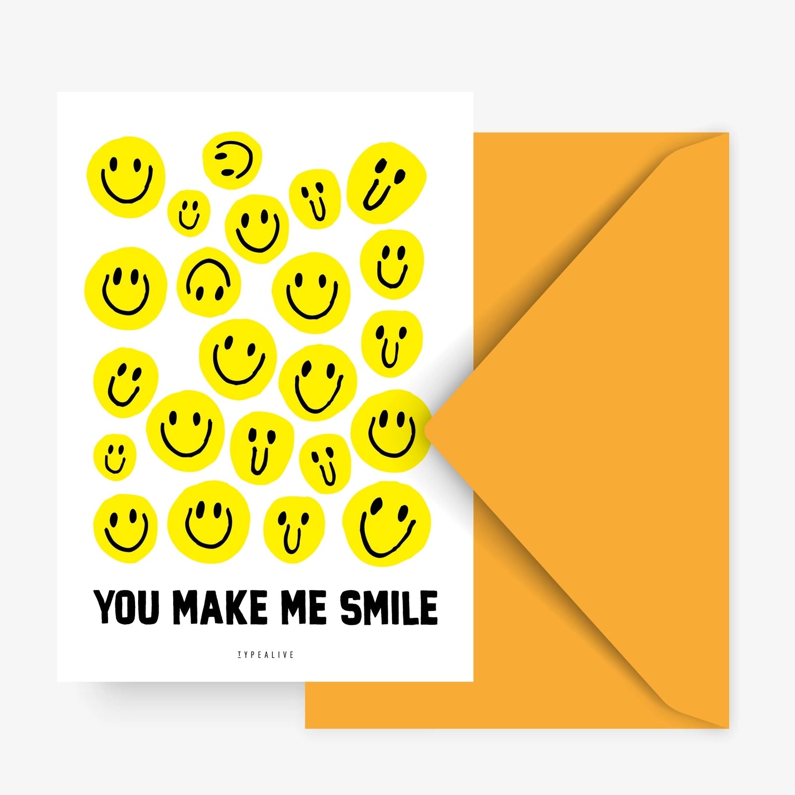 Postkarte - Make me Smile