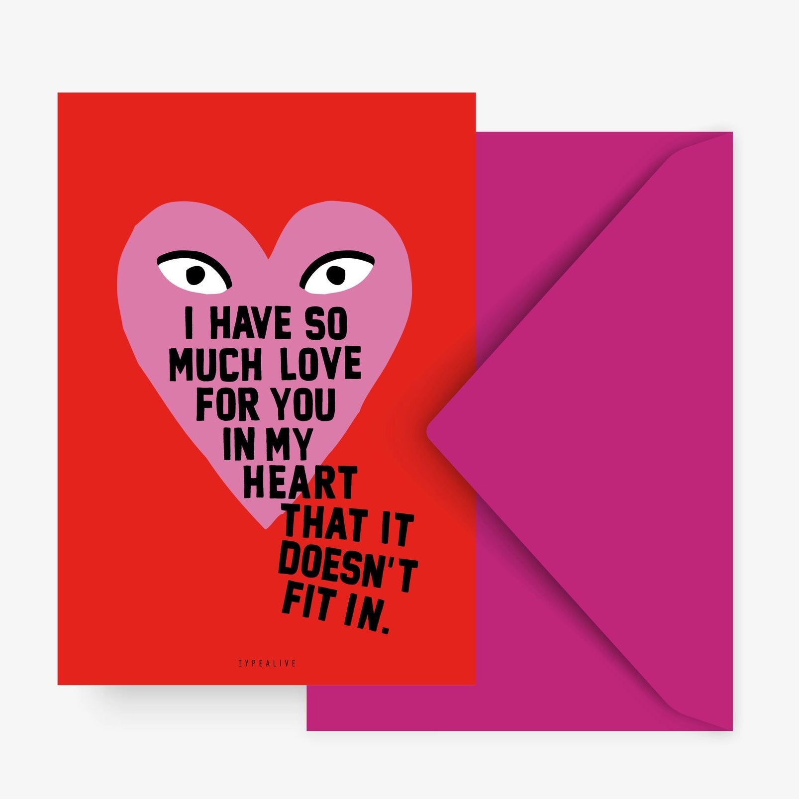 Postkarte - So much Love