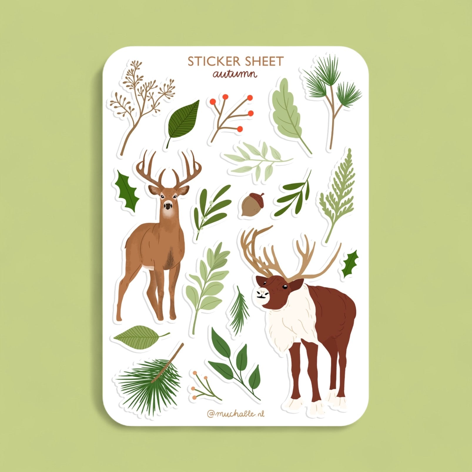 Sticker Sheet - Hirsche