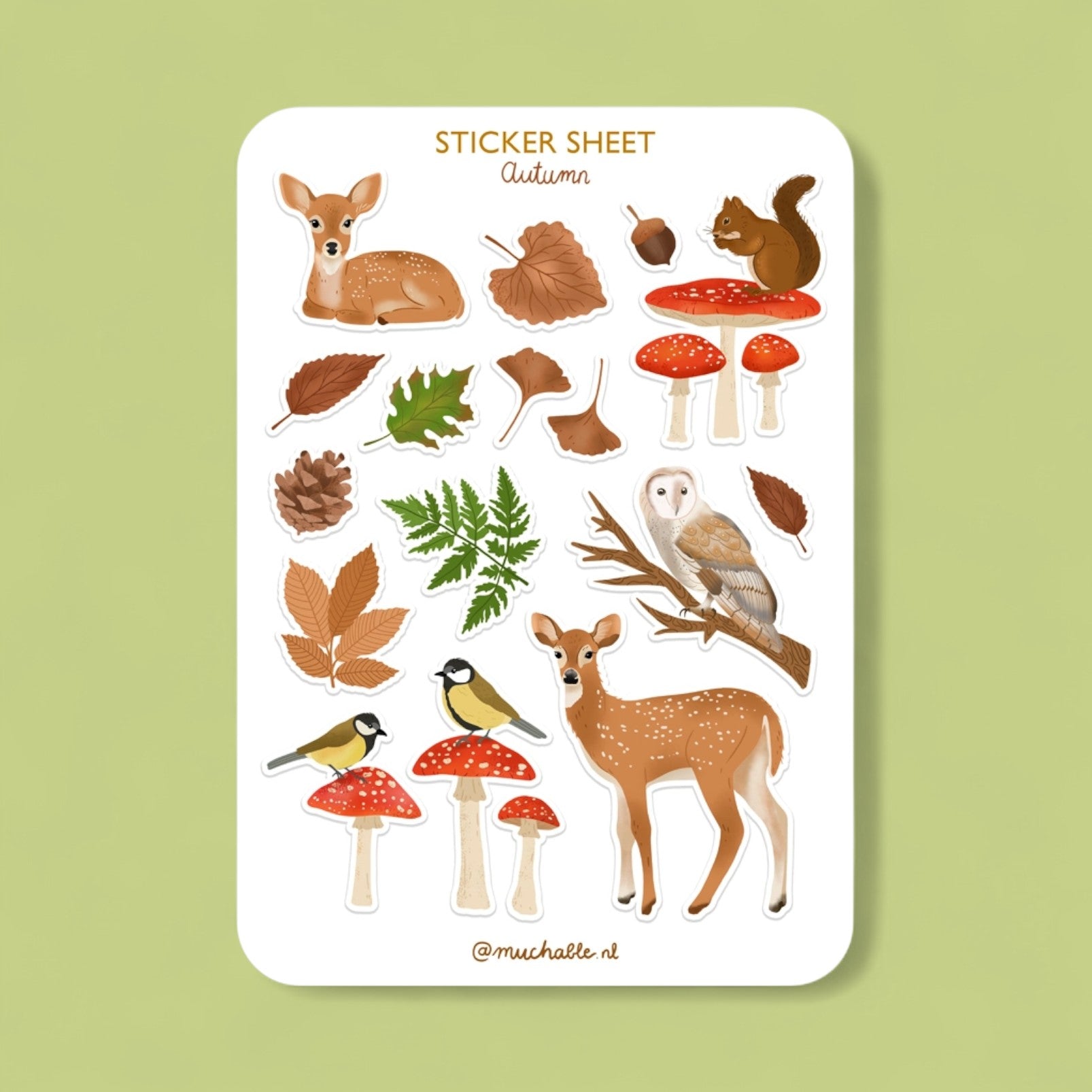 Sticker Sheet - Autumn