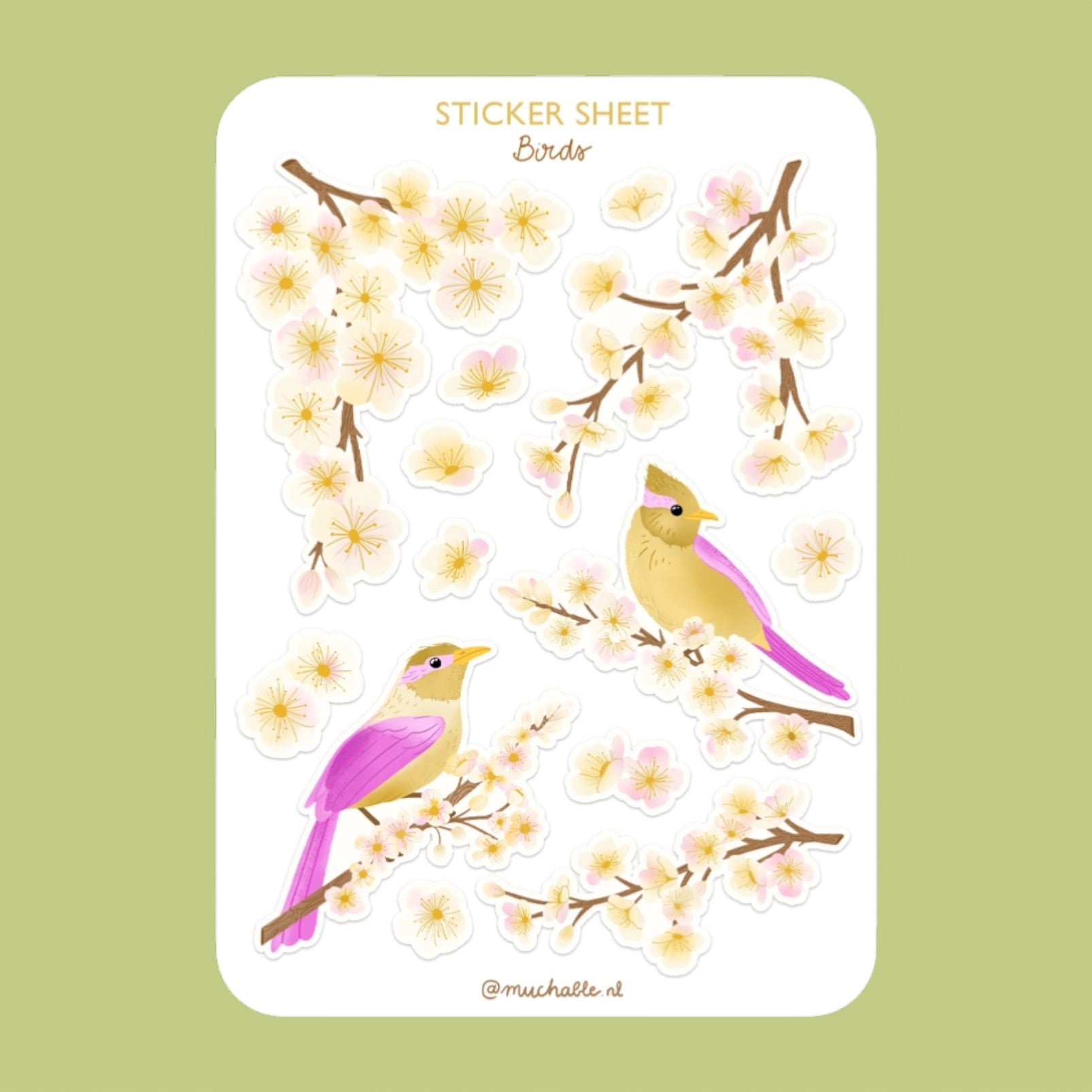 Sticker Sheet - Birds