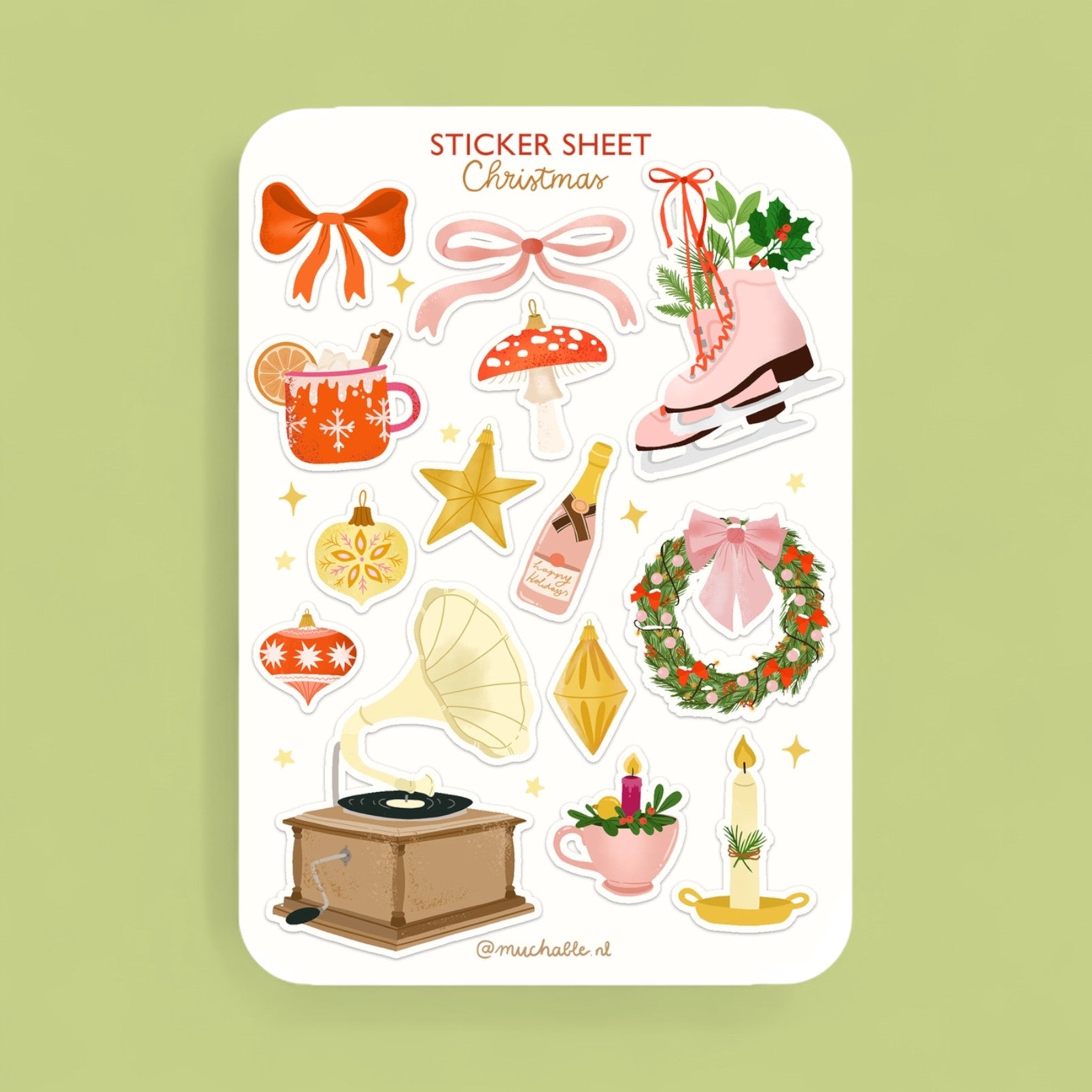 Sticker Sheet - Christmas Party