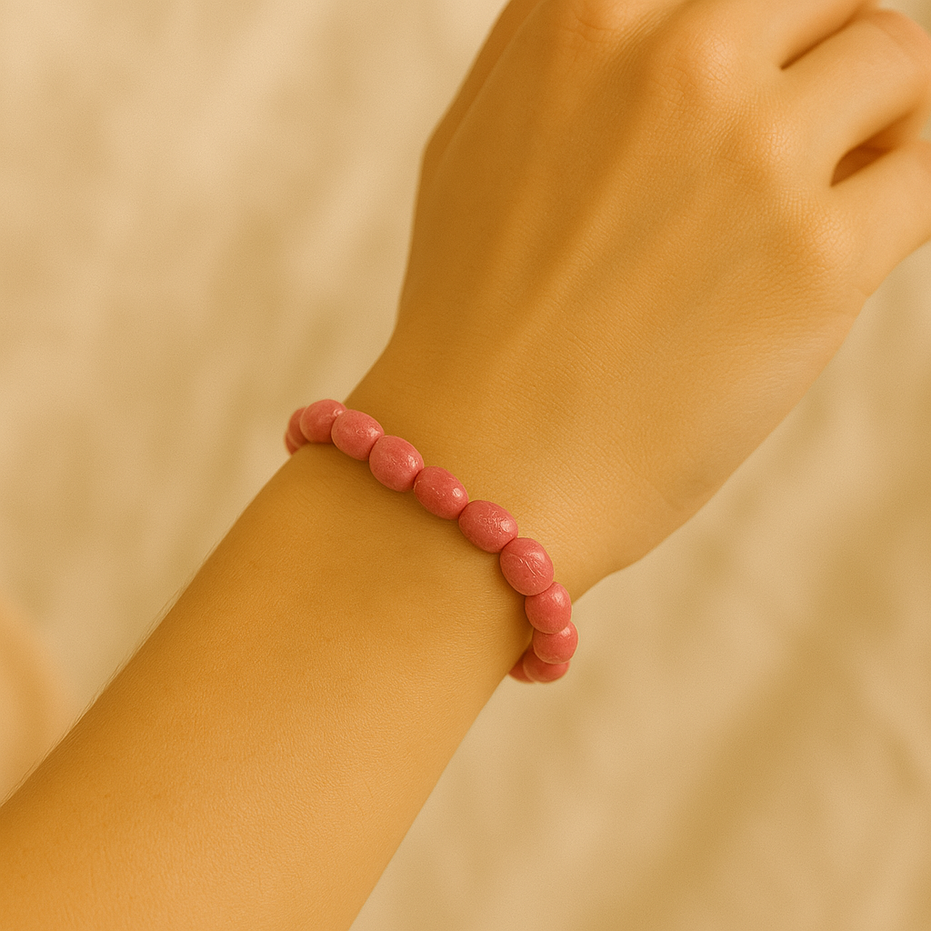 Thulit Edelstein Armband