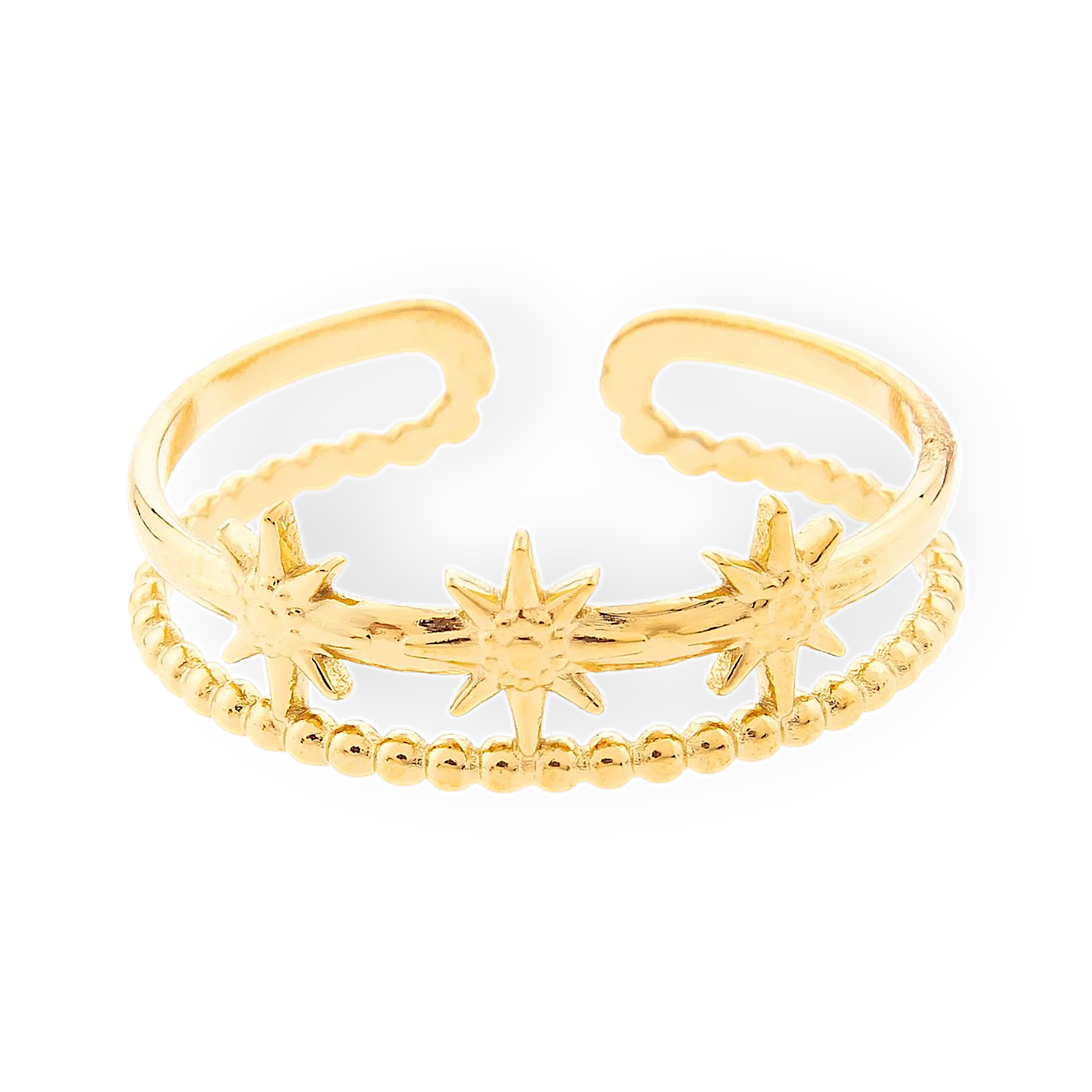 Triple Star Ring