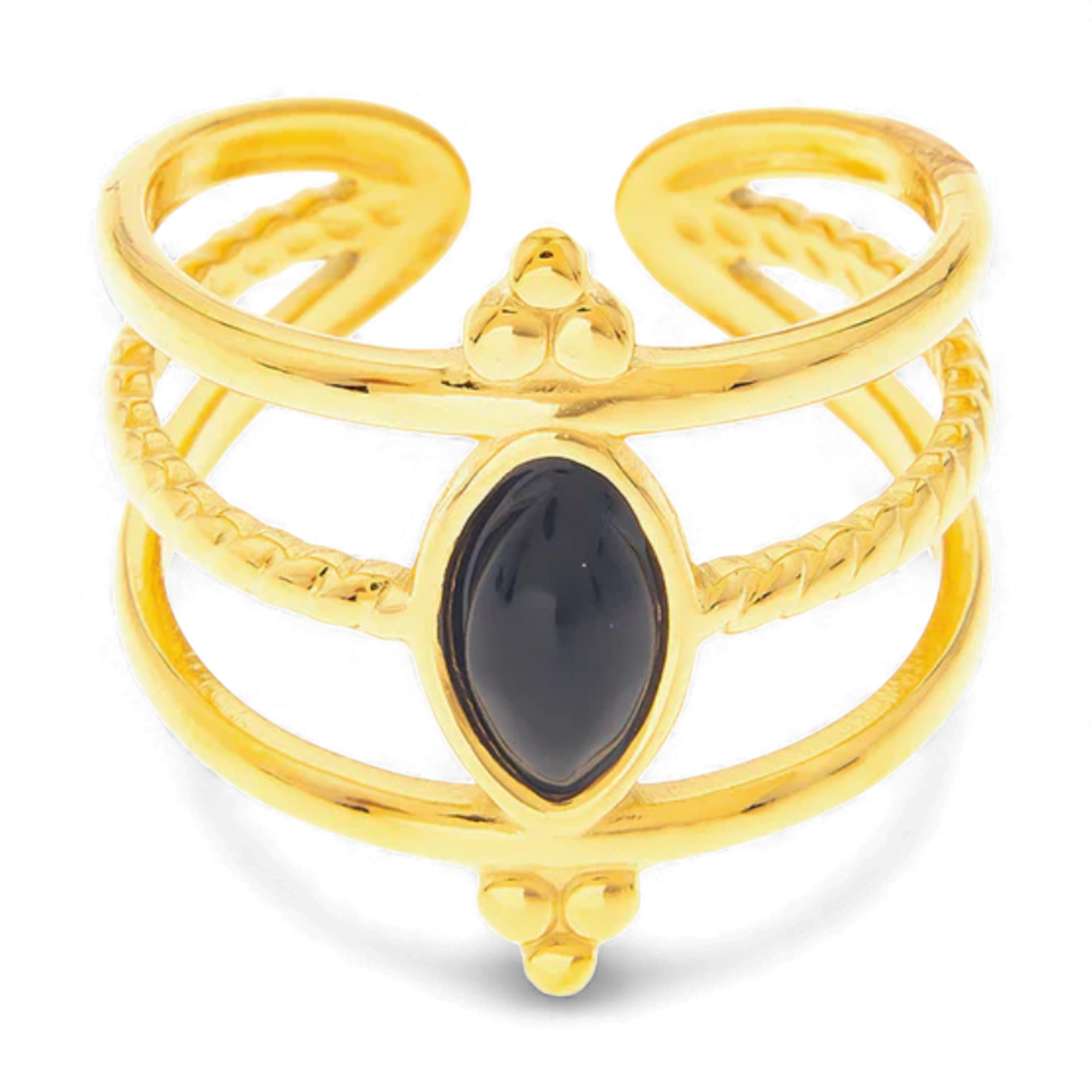 Trophy Ring - Onyx