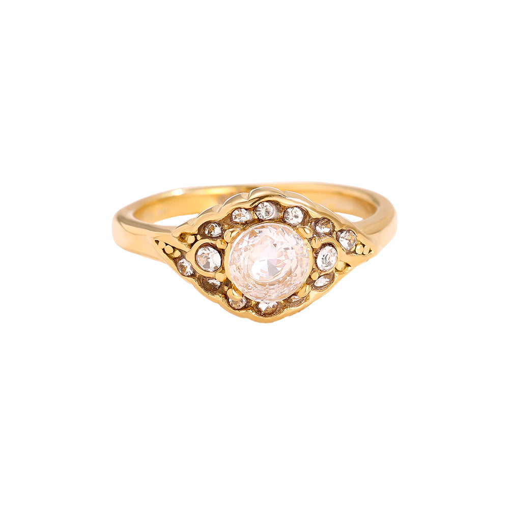 Vintage Diamond Ring - Gr. 56