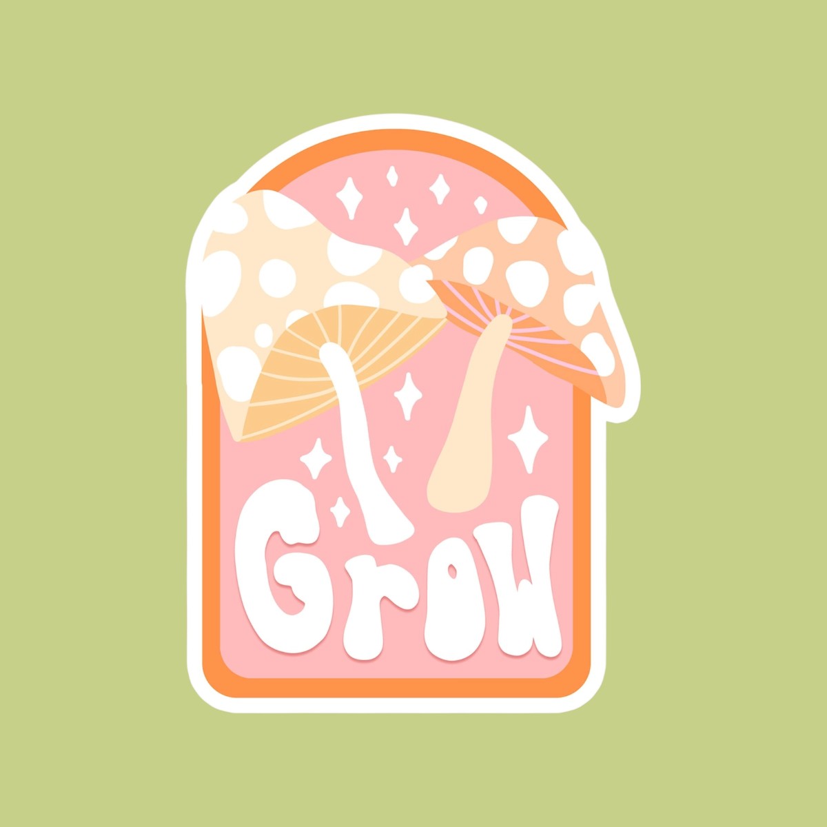 Vinyl Sticker - Grow