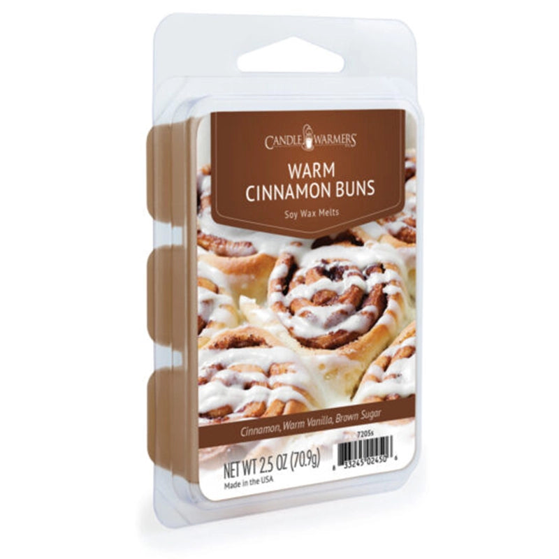 Wachsmelt – Warm Cinnamon Buns | Handgegossen aus 100% Sojawachs, Warmer Zimtschnecken-Duft