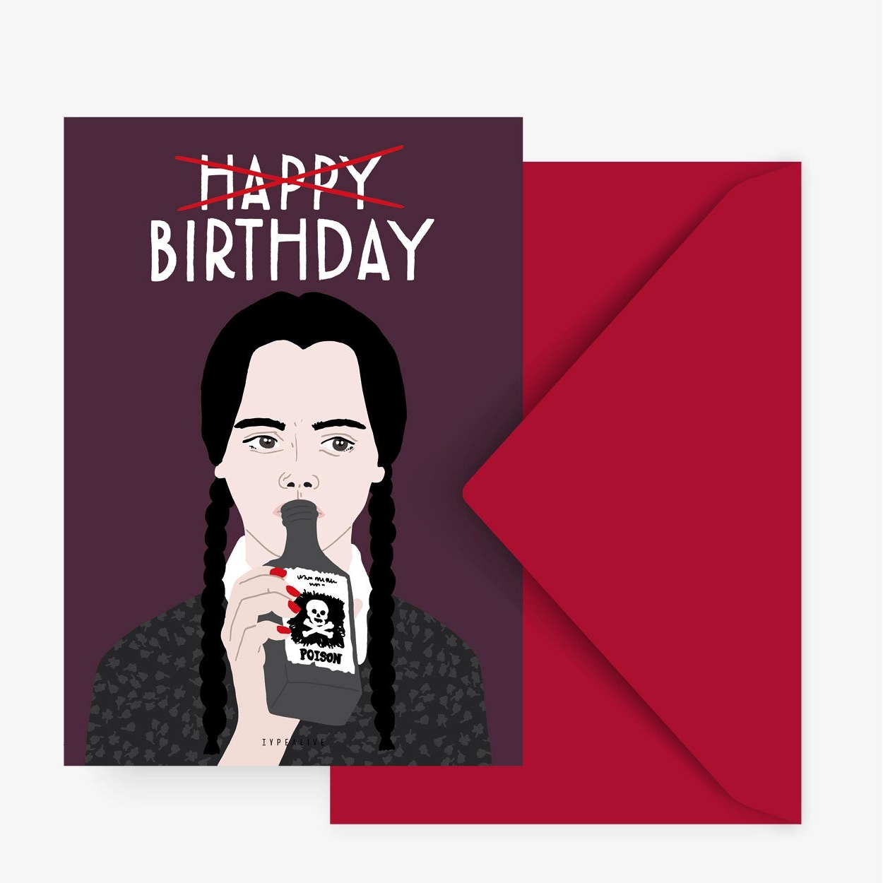Postkarte - Wednesday Birthday