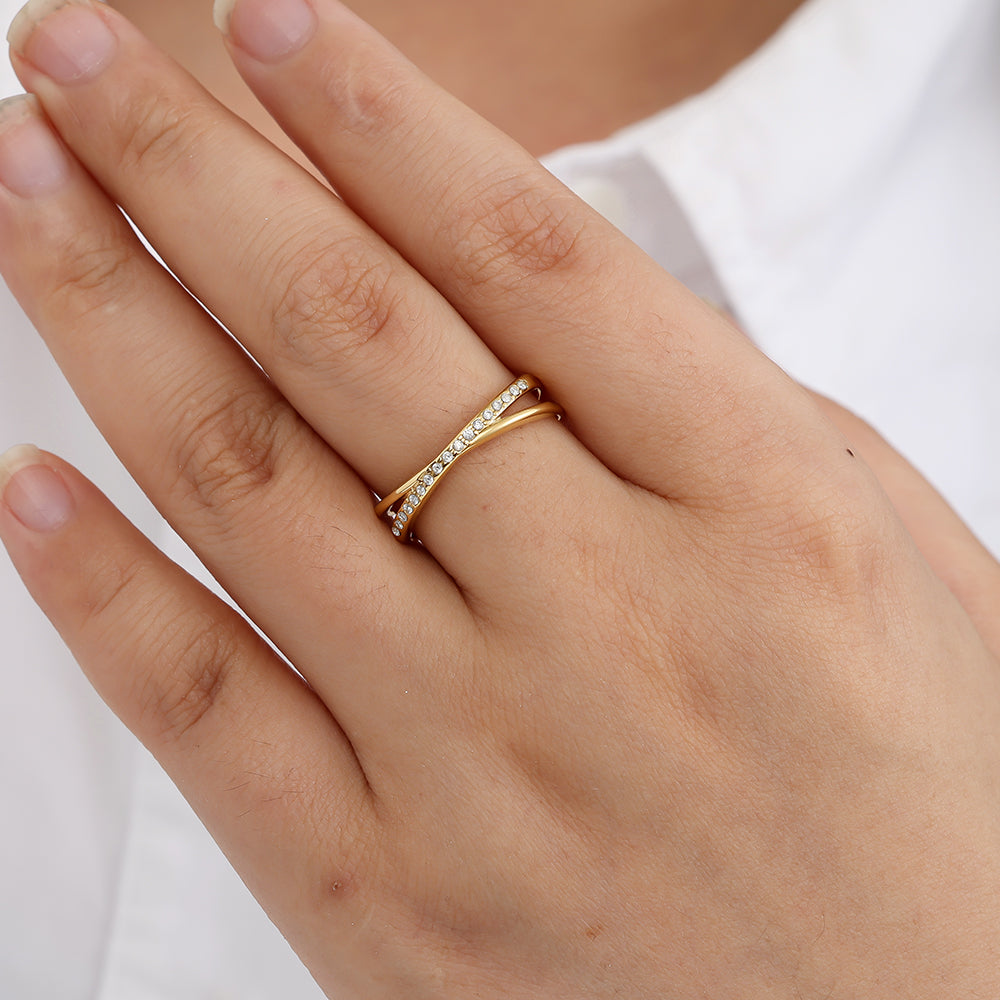 X Diamond Ring