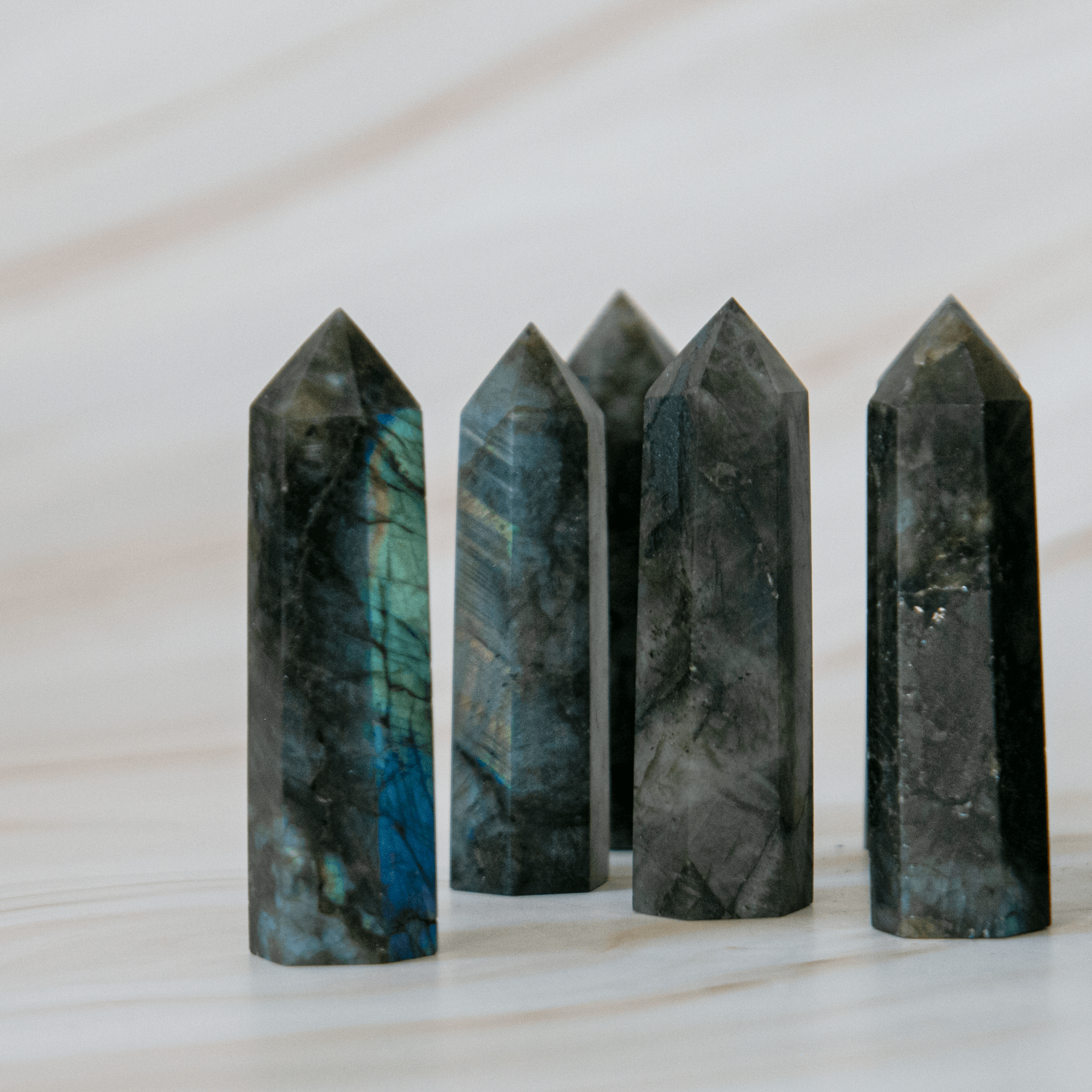 Labradorit Spitze Turm Dekoration Kristallspitze Meditation Zauberstein Labrador Onlineshop Annurah Deutschland