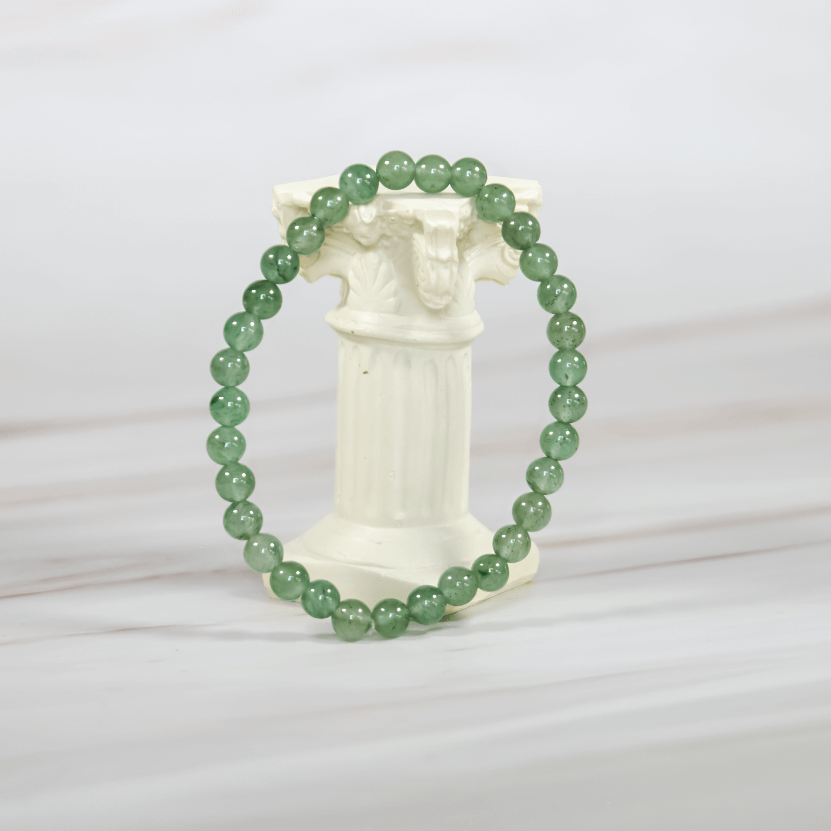 Grüner Aventurin Heilstein Armband Edelstein Schmuck Kristallschmuck Glücksstein für Krebs Geburtsstein für Juli Annurah Kristall Onlineshop Deutschland