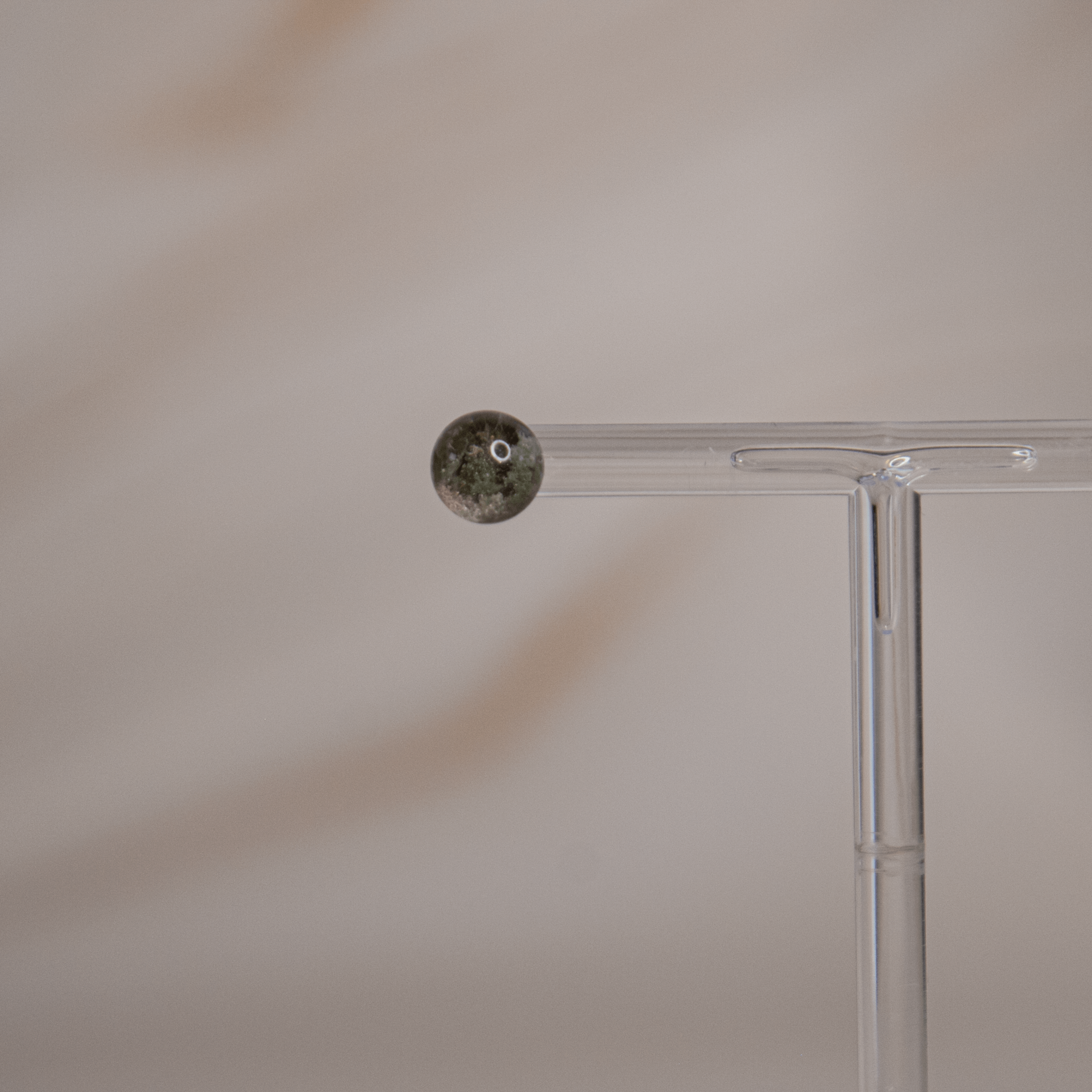 Garten Quarz Ohrringe Ohrstecker Phantom Bewusstsein Träume Selbstbewusstsein Energie